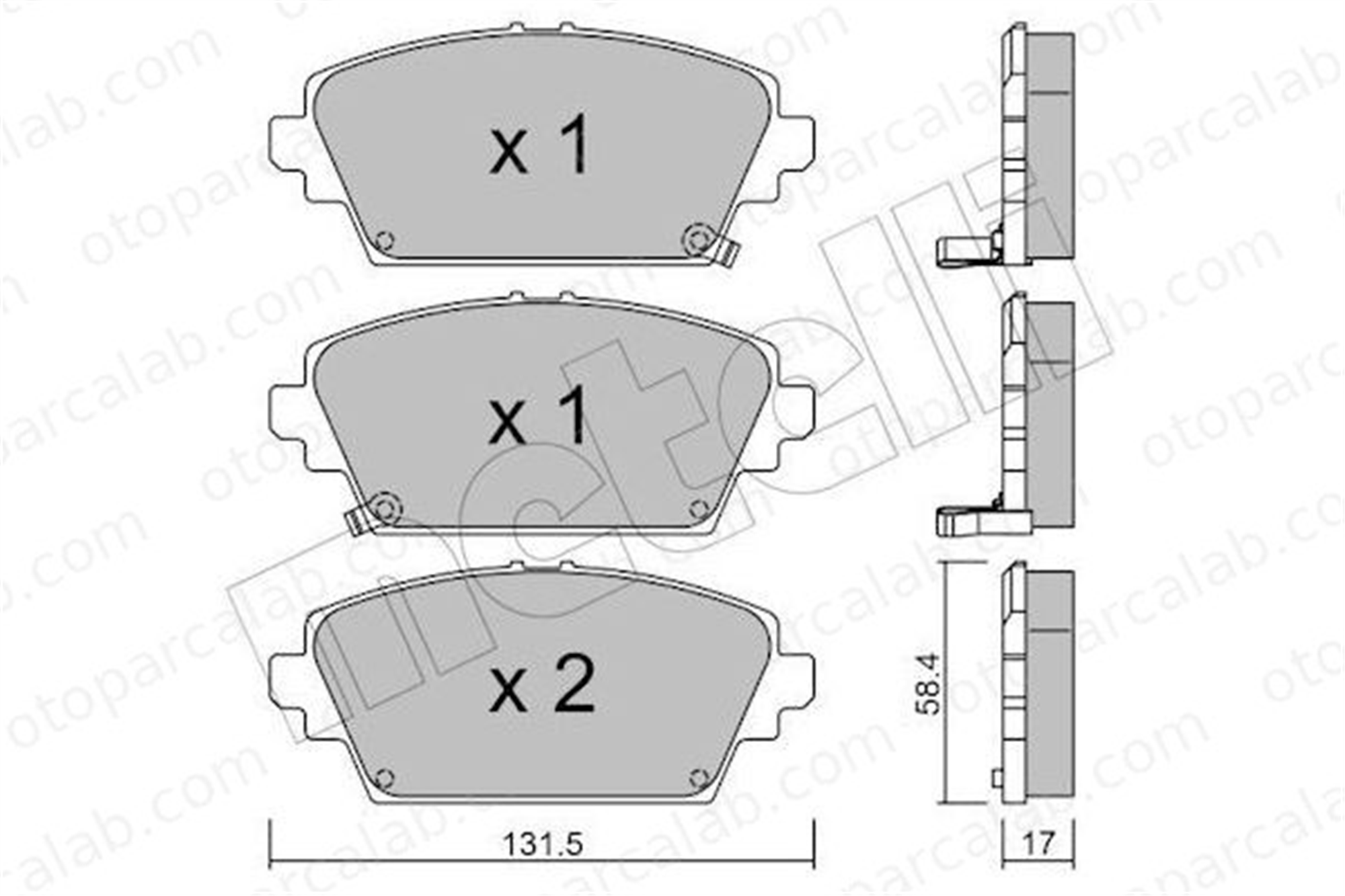 AYD 60228AA Fren Disk Balata Ön HONDA ACCORD VI ACCORD VI Hatchback 45022S1AE51 45022S1AE00