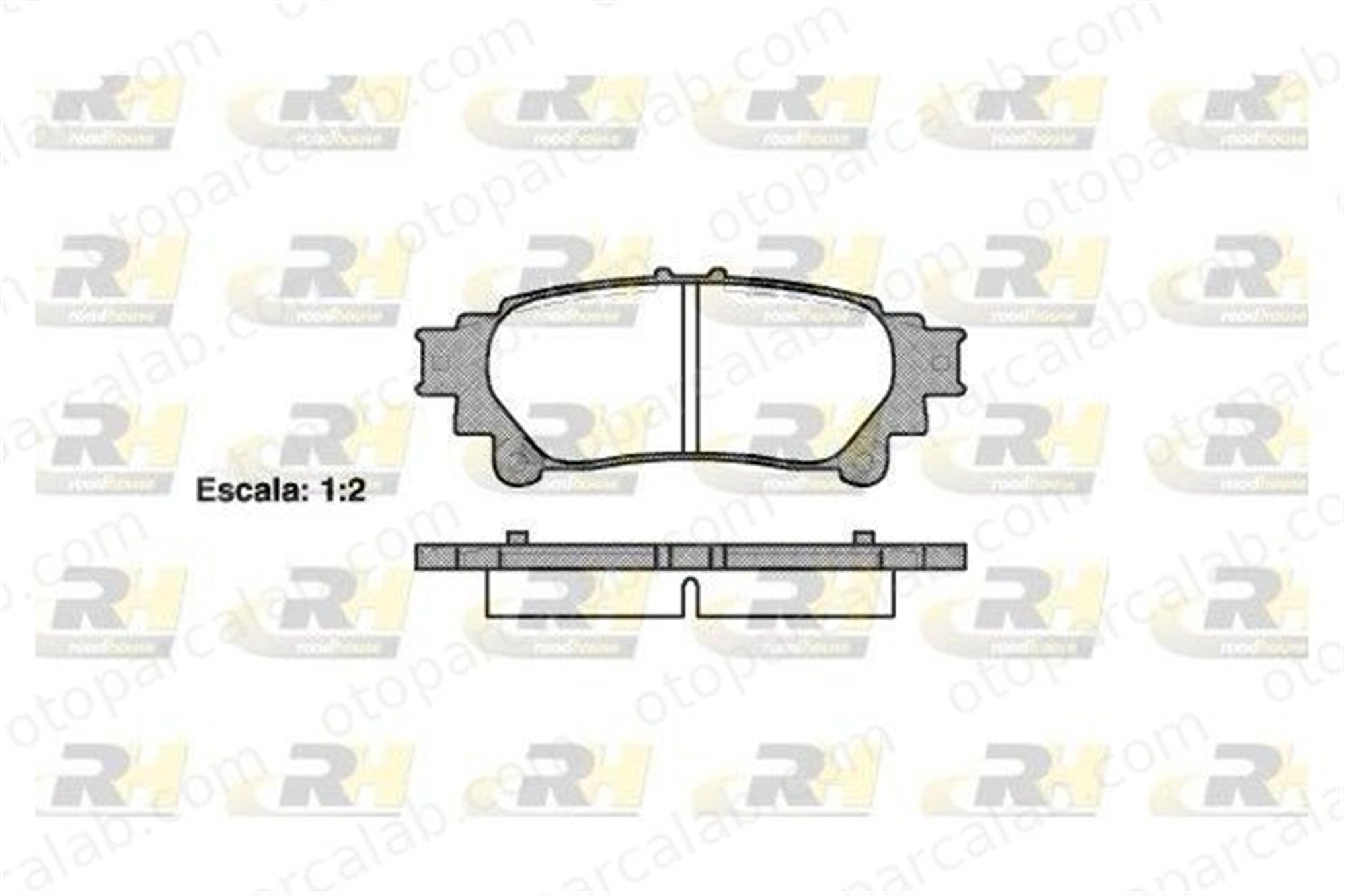 AYD 60623B Fren Disk Balata Arka LEXUS GS TOYOTA MIRAI 446600000000000 44660E010