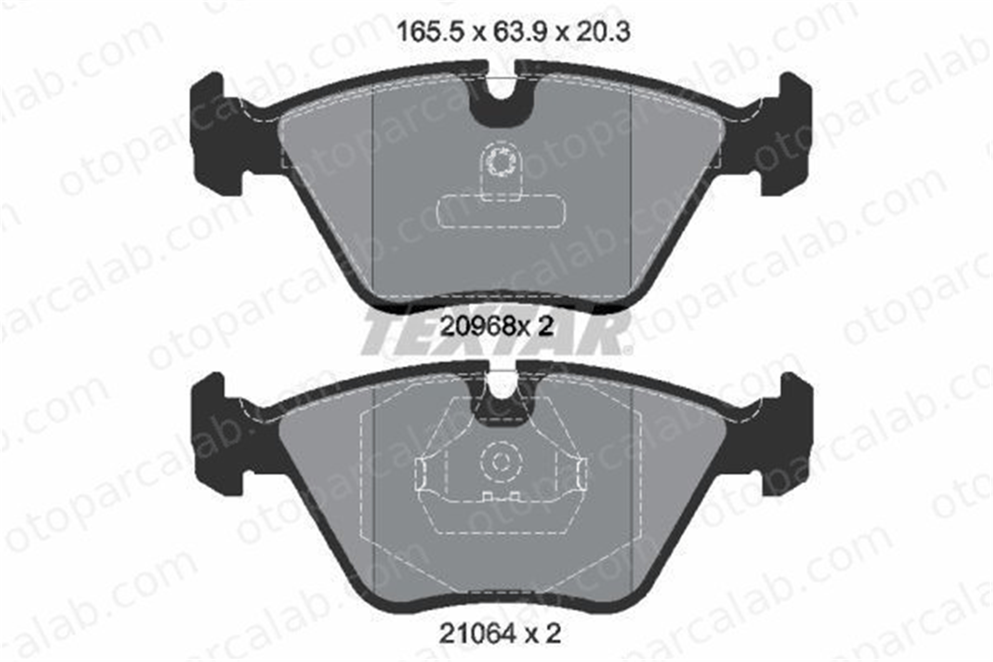 AYD 60718A Fren Disk Balata Ön BMW 5 5 Touring 1160458 1157039