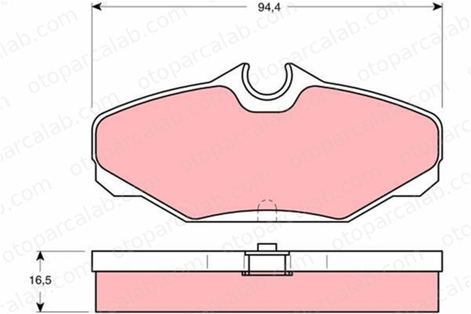 AYD 60760A Fren Disk Balata Arka FORD USA TAURUS TAURUS Wagon F3DZ2200A 1U2Z2V200PA
