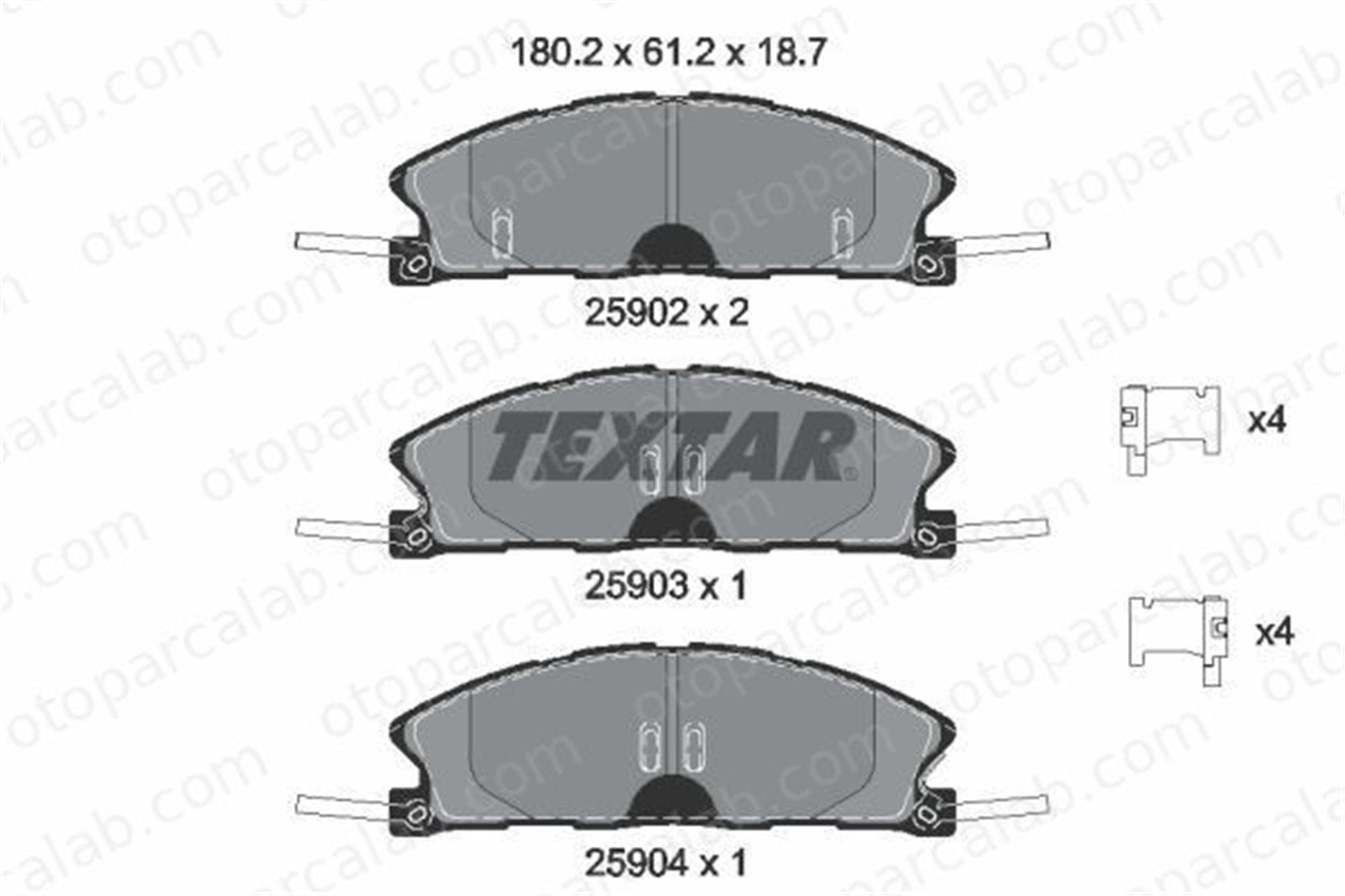 AYD 60819A Fren Disk Balata Ön FORD USA EXPLORER TAURUS DG132001BA 5305764