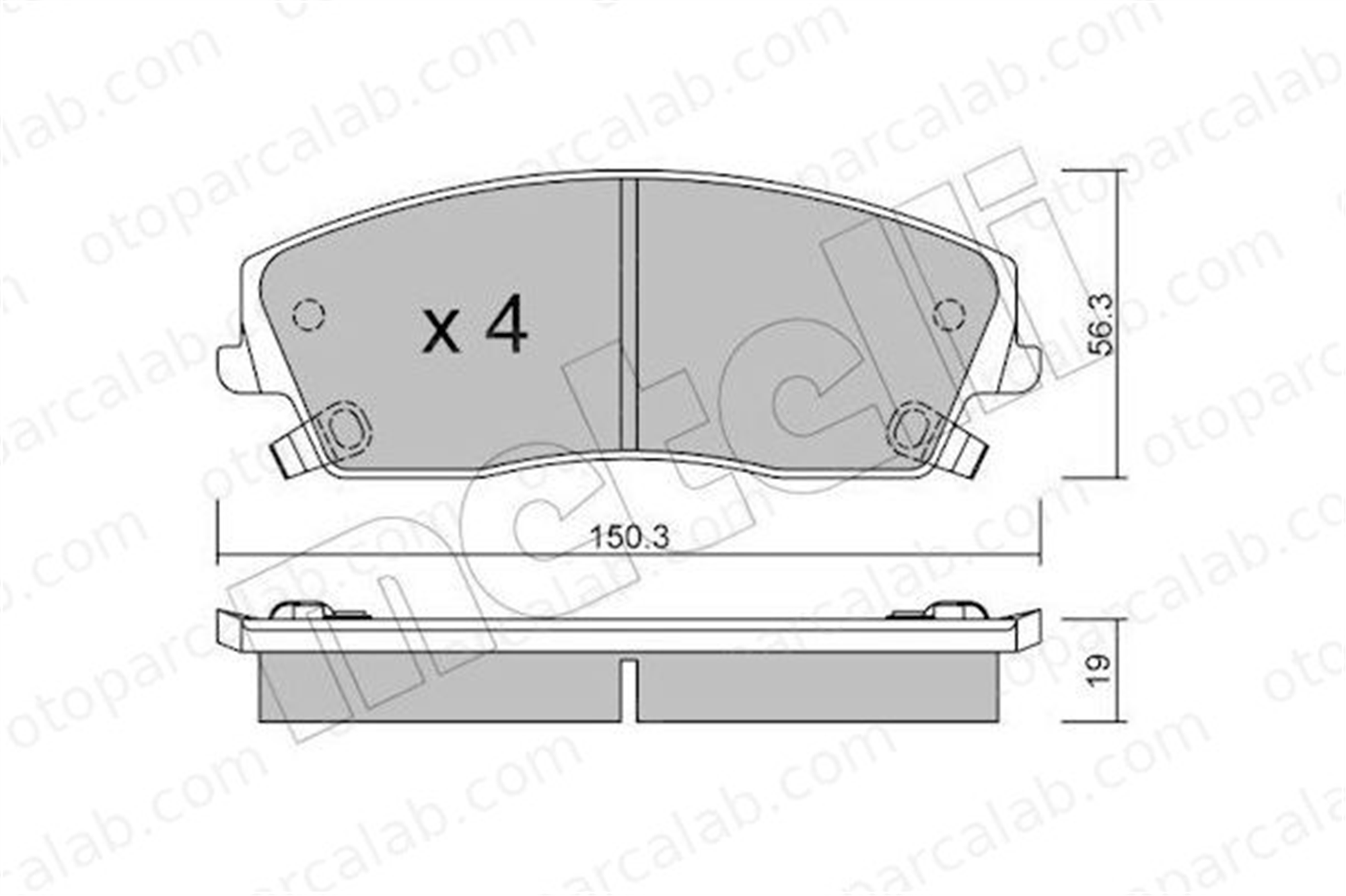 AYD 61009A Fren Disk Balata Ön CHRYSLER 300C 300C Touring 5142555AA 5174001AA