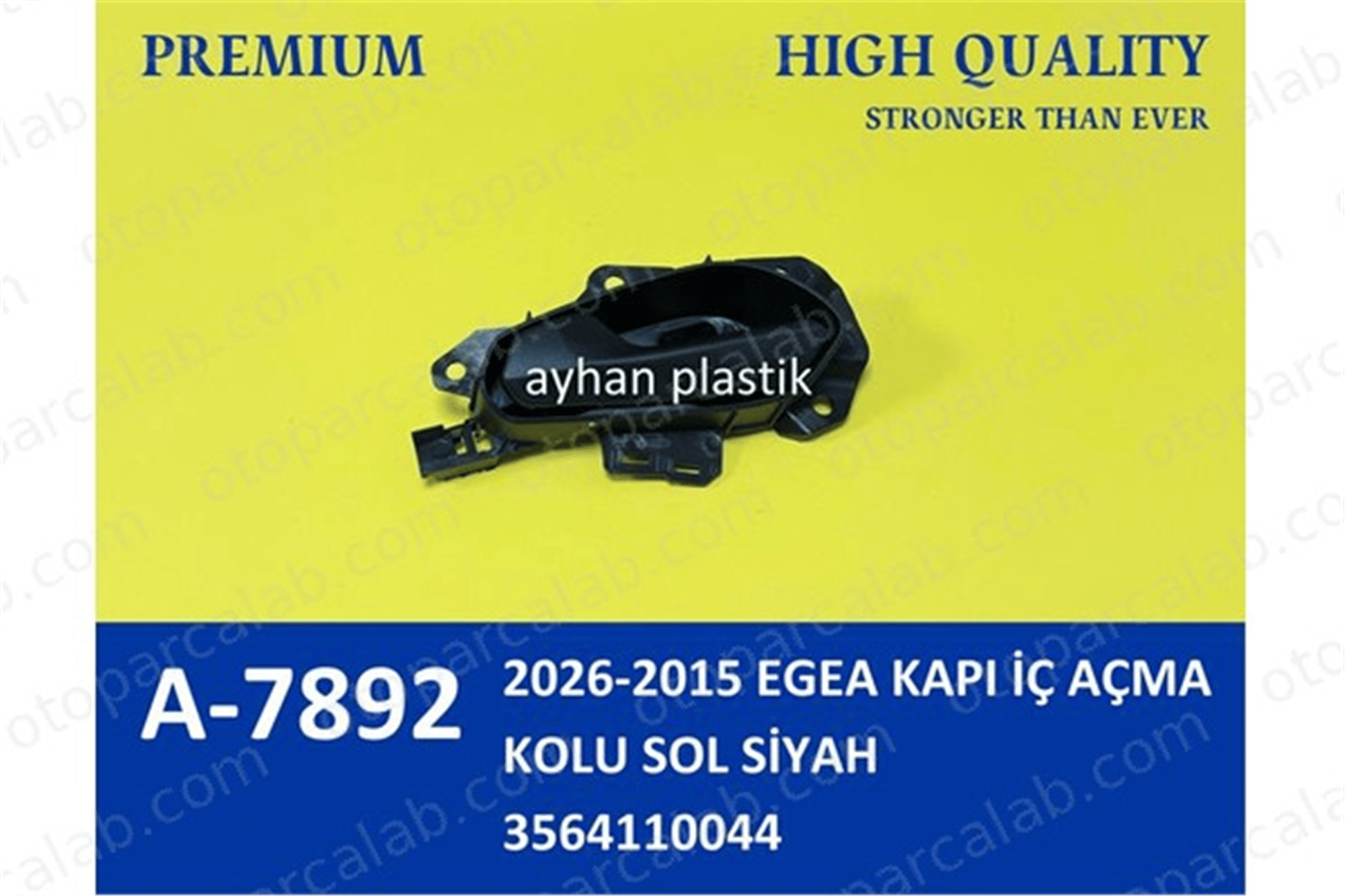 AYHAN OTO A7892 Kapı Kolu Ön veya Arka İç Sol FIAT TIPO Hatchback TIPO Station wagon