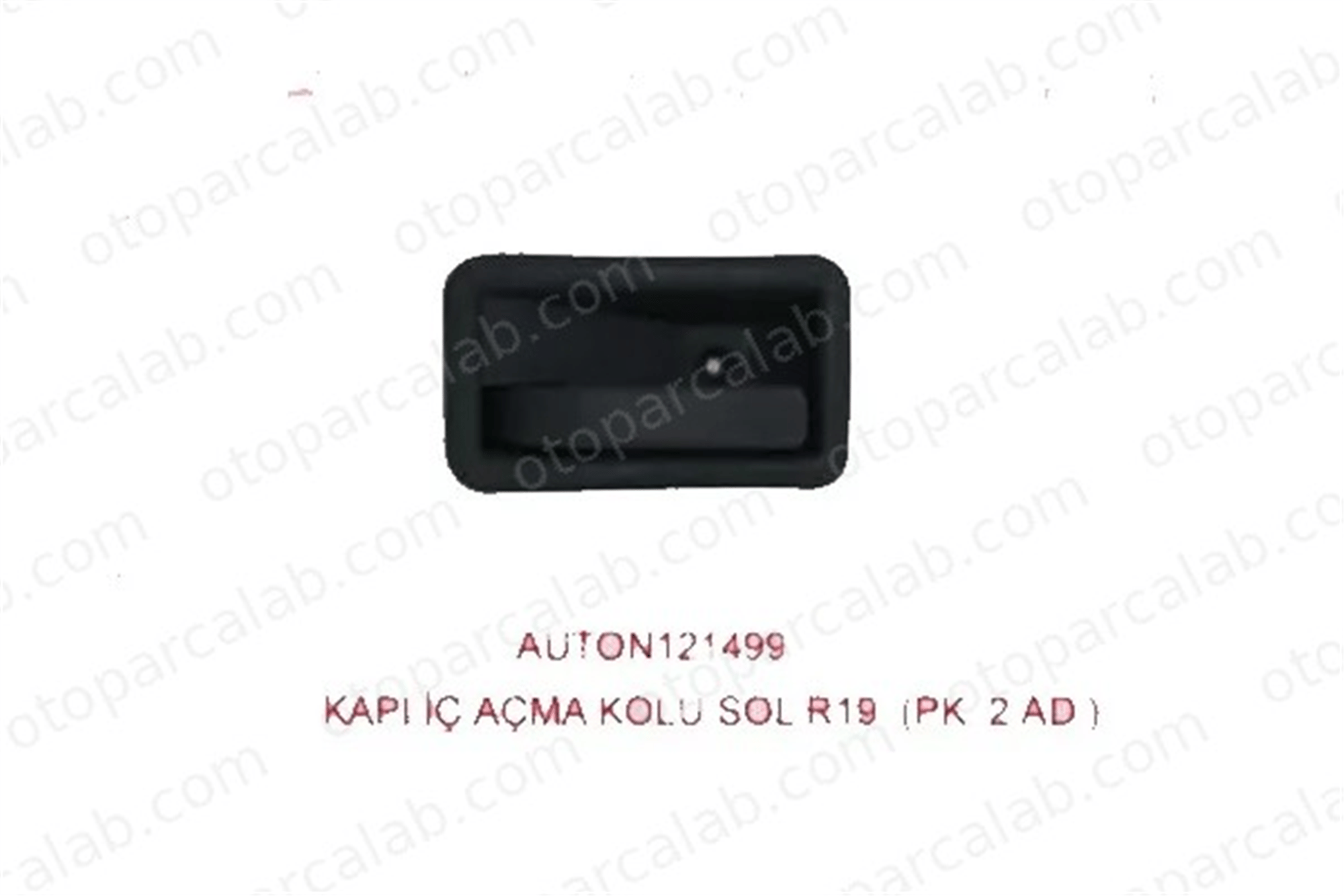 BARAN PLAST 014 Kapı Kolu Ön veya Arka İç Sağ veya Sol RENAULT 19 II Chamade CLIO I