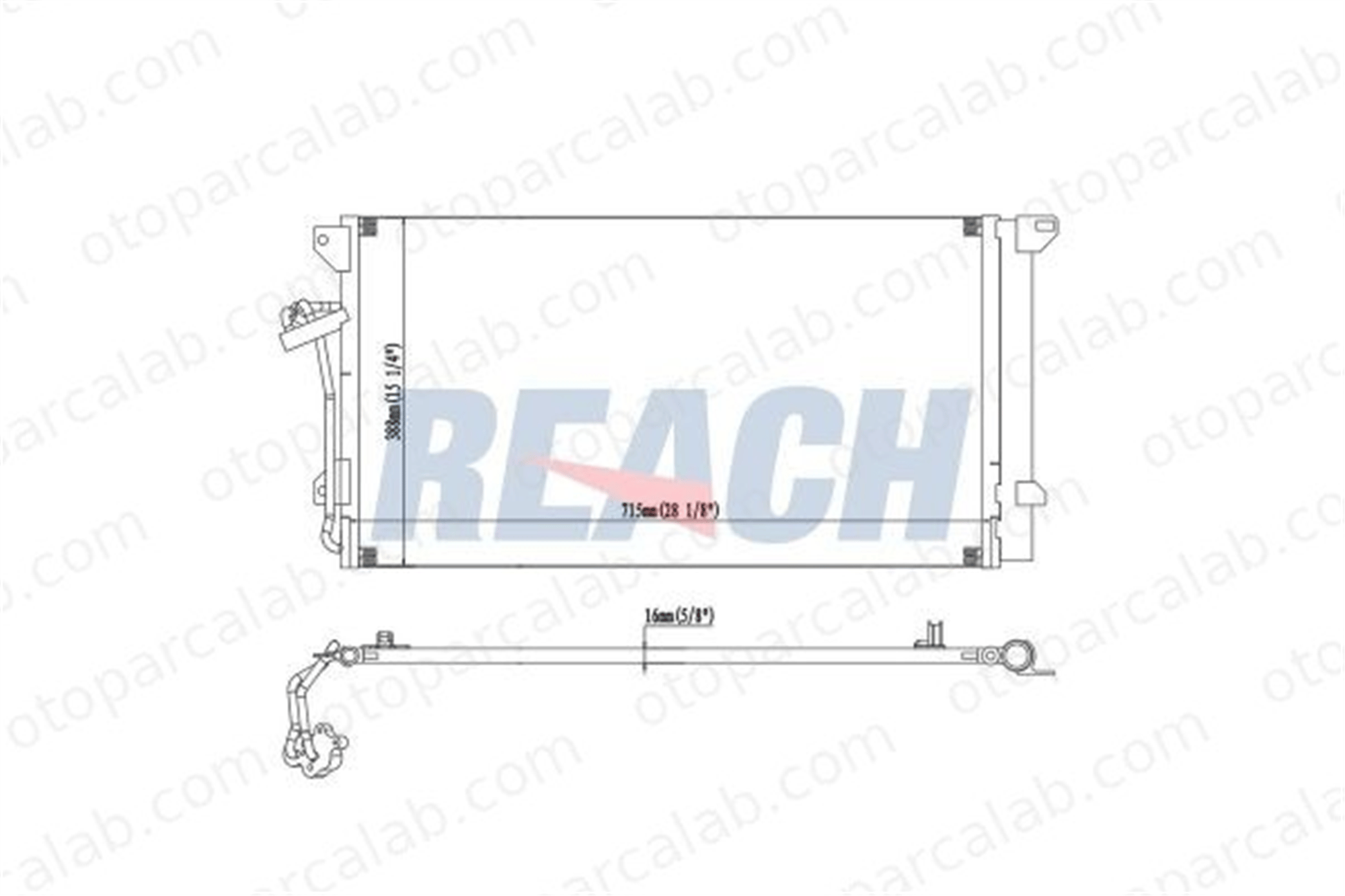 BEHR 8FC 351 317-461 Klima Radyatörü