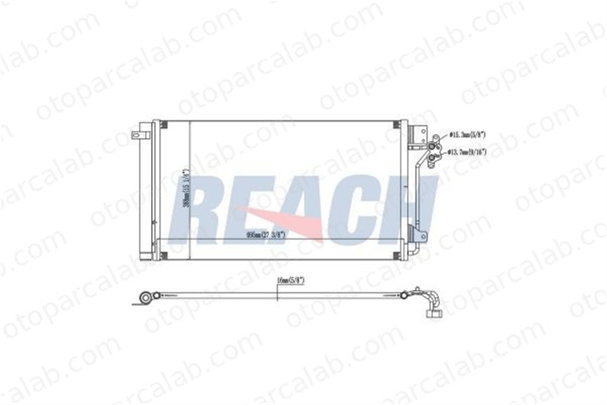 BEHR 8FC 351 317-651 Klima Radyatörü