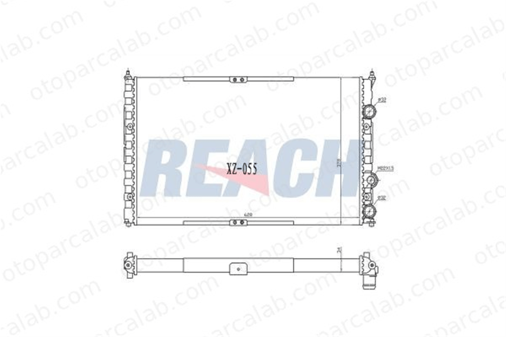 BEHR CR 1535 000S Su Radyatörü VW POLO III CLASSIC POLO Variant 6K0121253AS