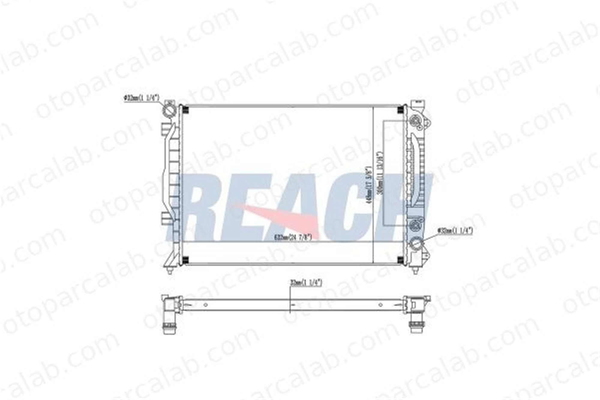 BEHR CR 1686 000S Su Radyatörü AUDI A6 C5 A6 C5 Avant 4B0121251N 4B0121251A