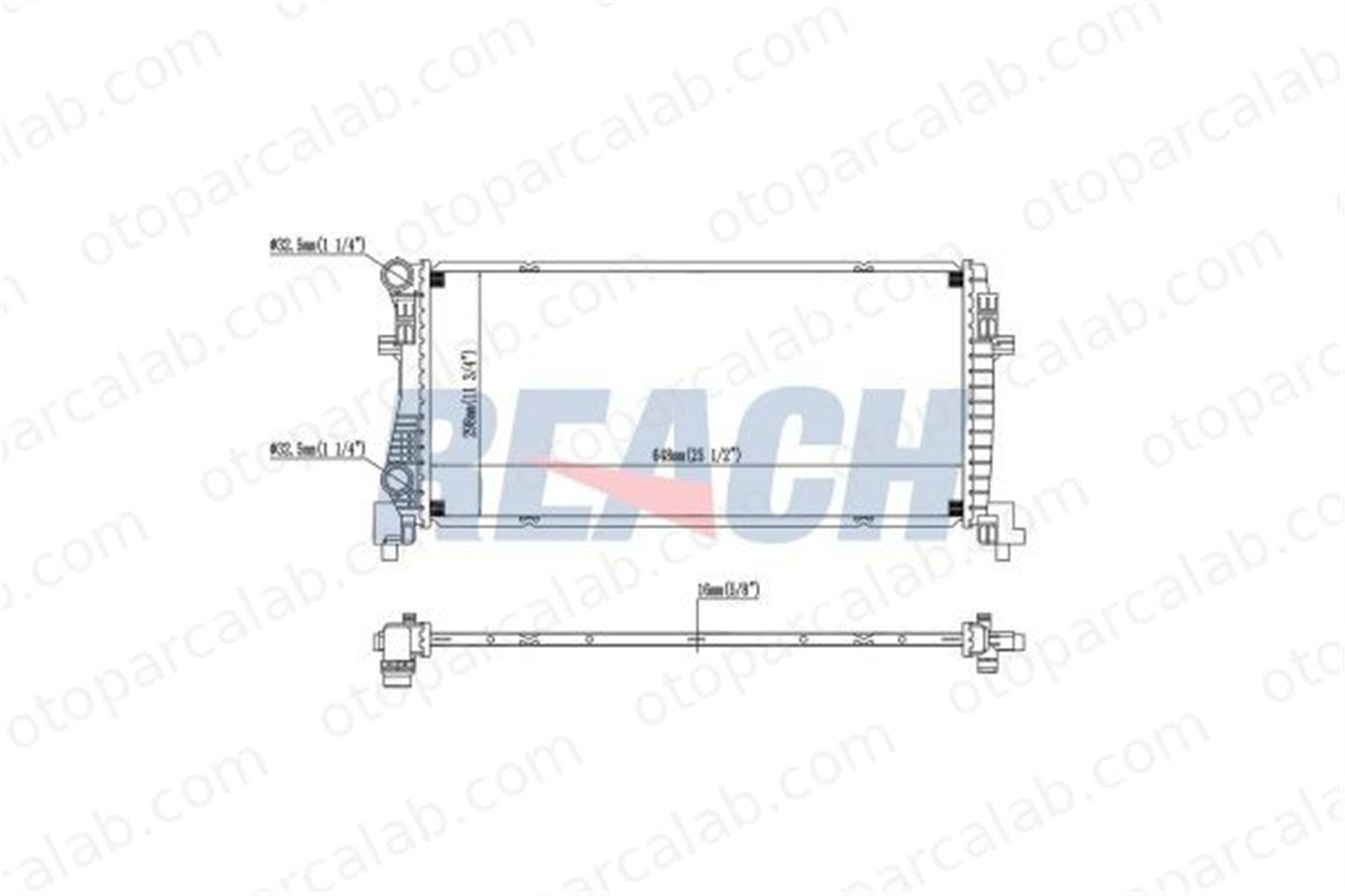 BEHR CR 2057 000S Su Radyatörü SEAT LEON ST SKODA OCTAVIA III 5Q0121251EC 5Q0121251EB