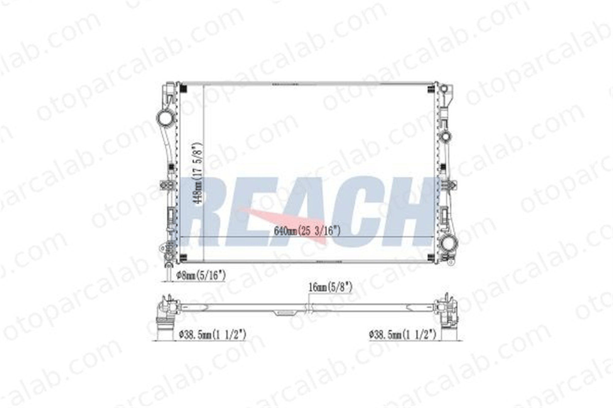 BEHR CR 2100 000P Su Radyatörü MERCEDES-BENZ C-SERISI C-SERISI T-Model A0995002203 995002203