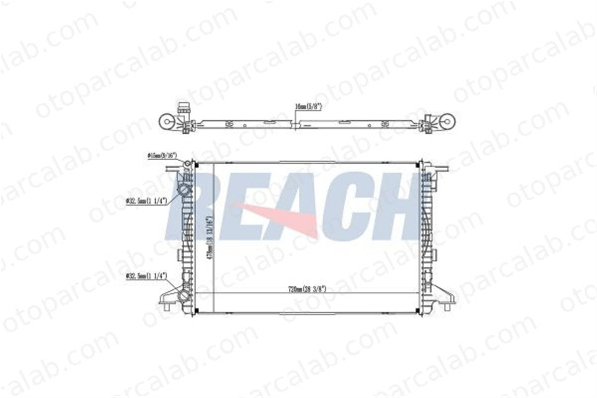 BEHR CR 2176 000P Su Radyatörü AUDI A4 B9 A4 B9 Avant 8W0121251K 8W0121251J