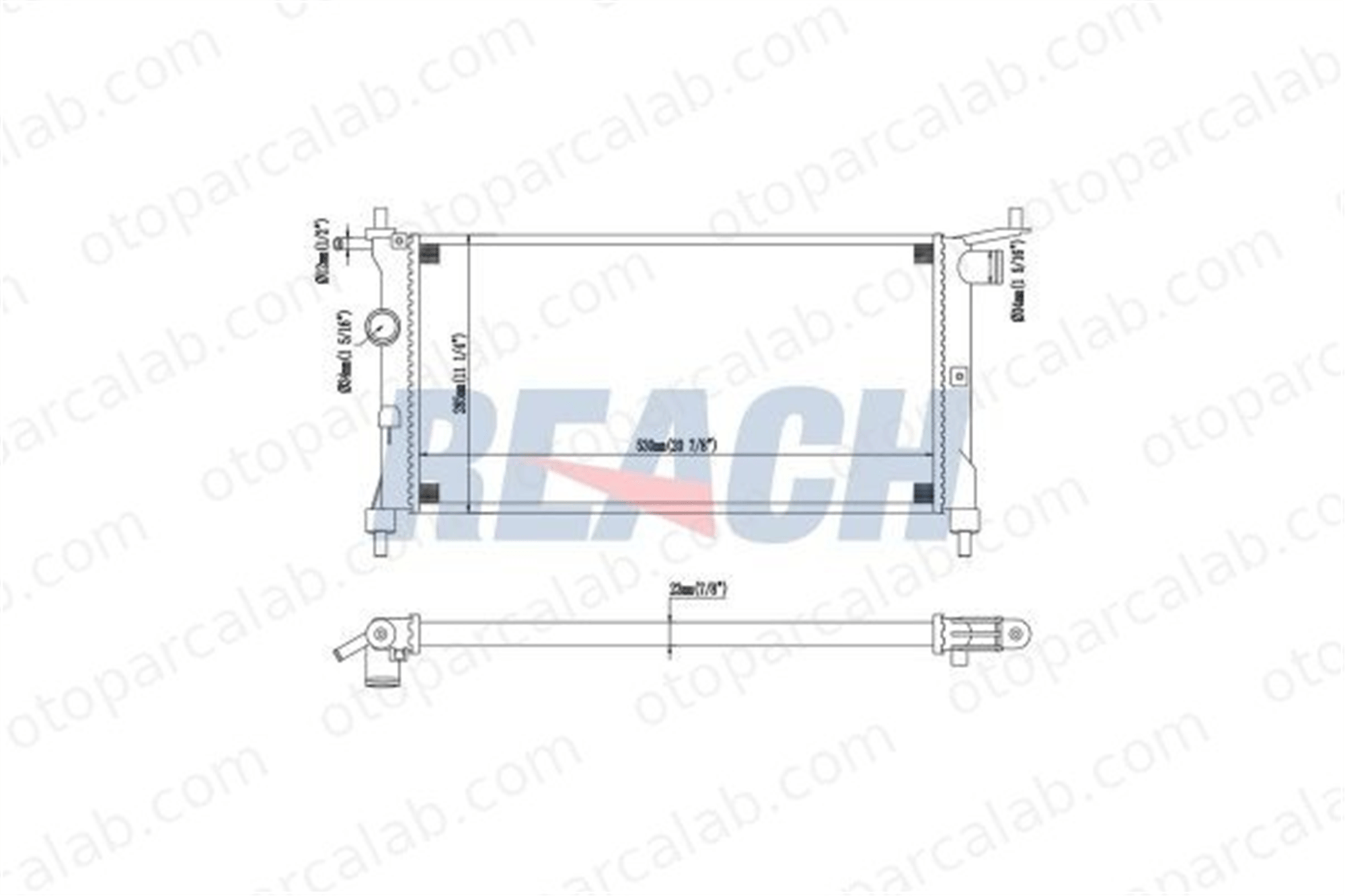 BEHR CR 268 000P Su Radyatörü OPEL CORSA B TIGRA 1300149 52488849