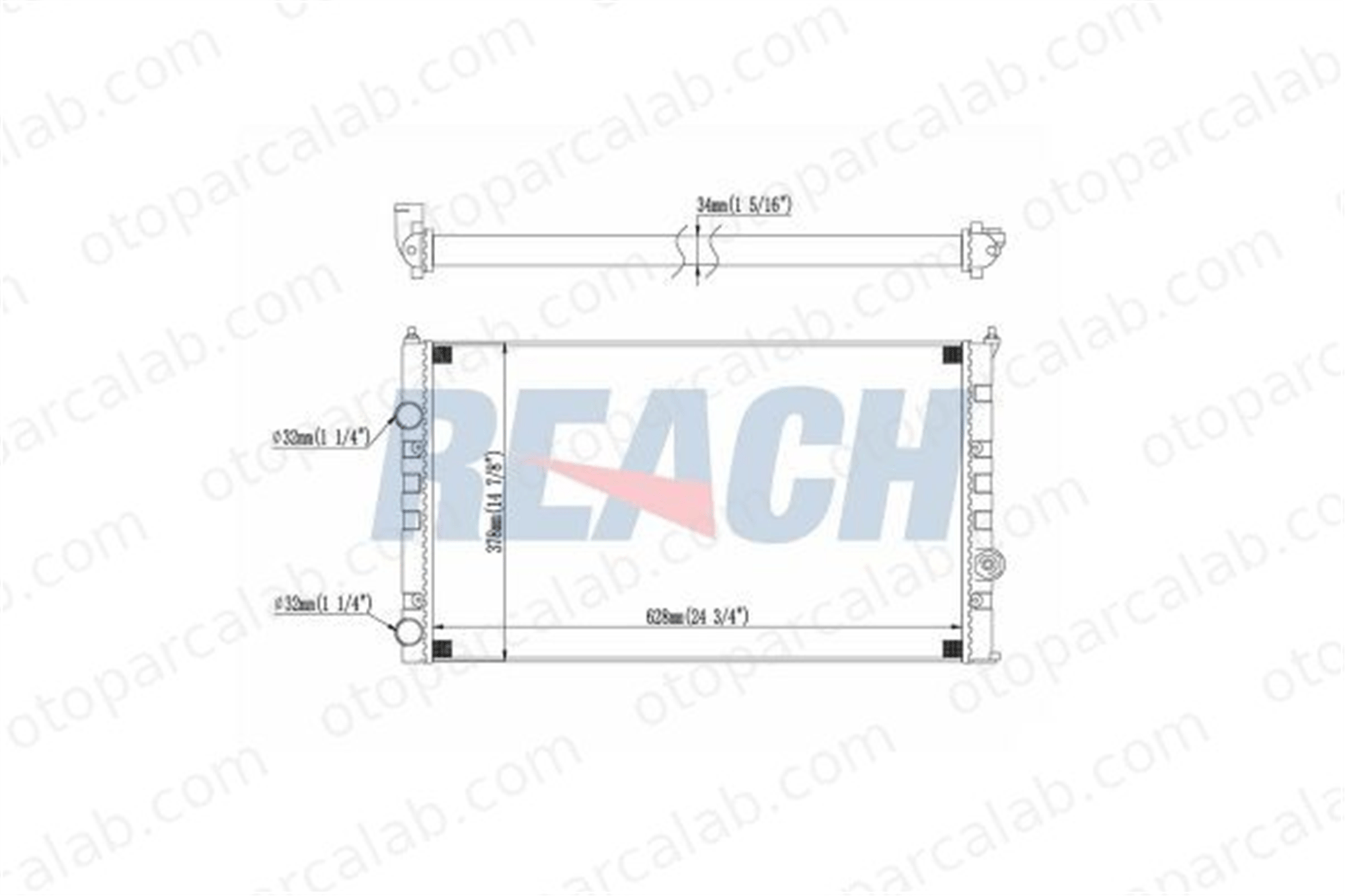 BEHR CR 399 000S Su Radyatörü VW GOLF III VENTO 1H0121253AE