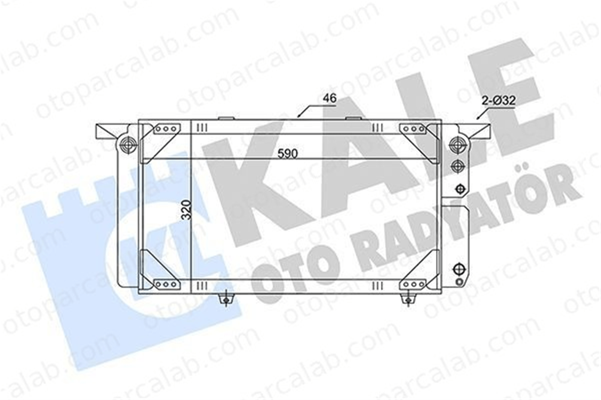 BEHR CR 403 000S Su Radyatörü AUDI 80 B2 Sedan COUPE B2 811121253E 811121251E