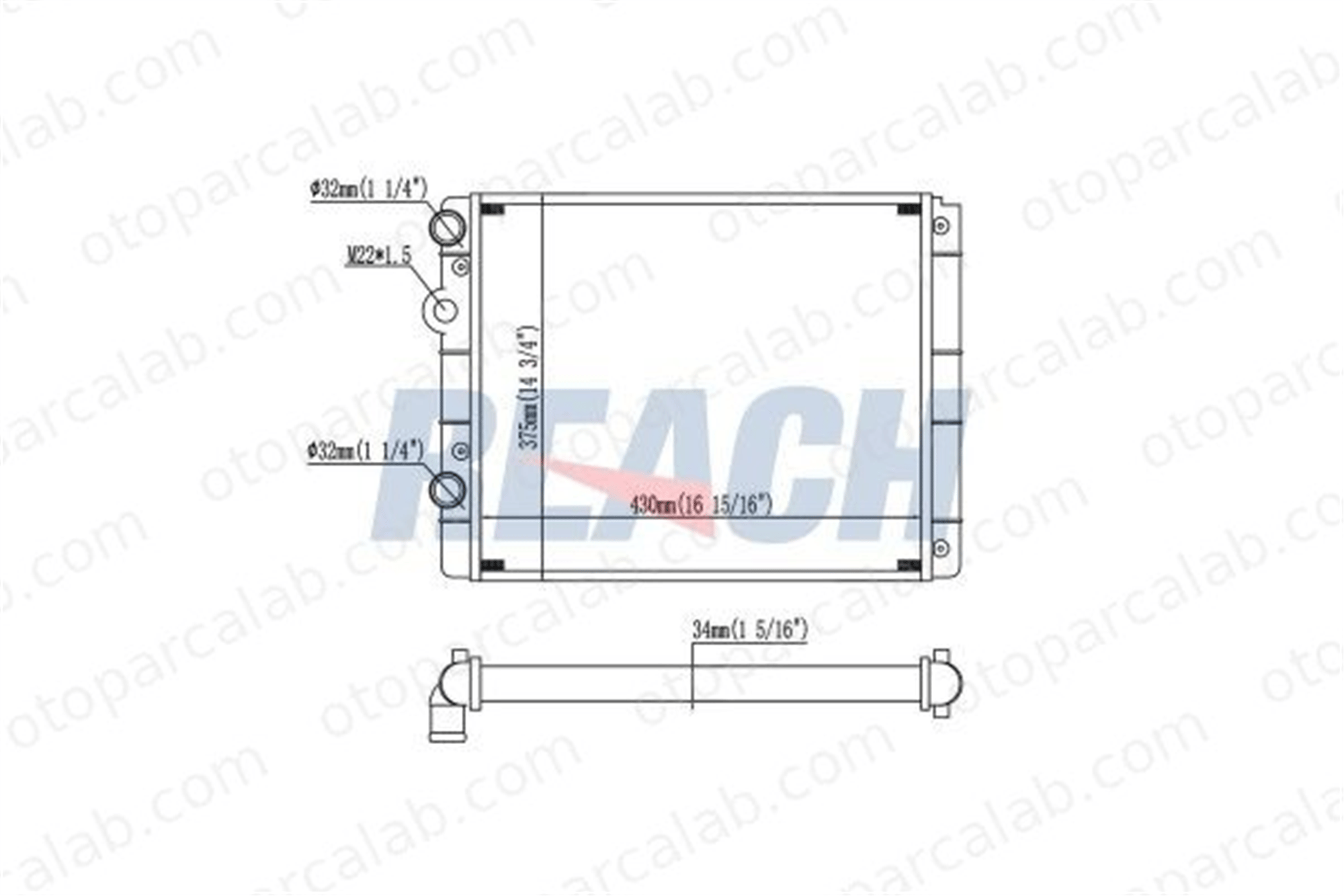 BEHR CR 42 000S Su Radyatörü VW POLO III LUPO I 6N0121253K 6N0121201