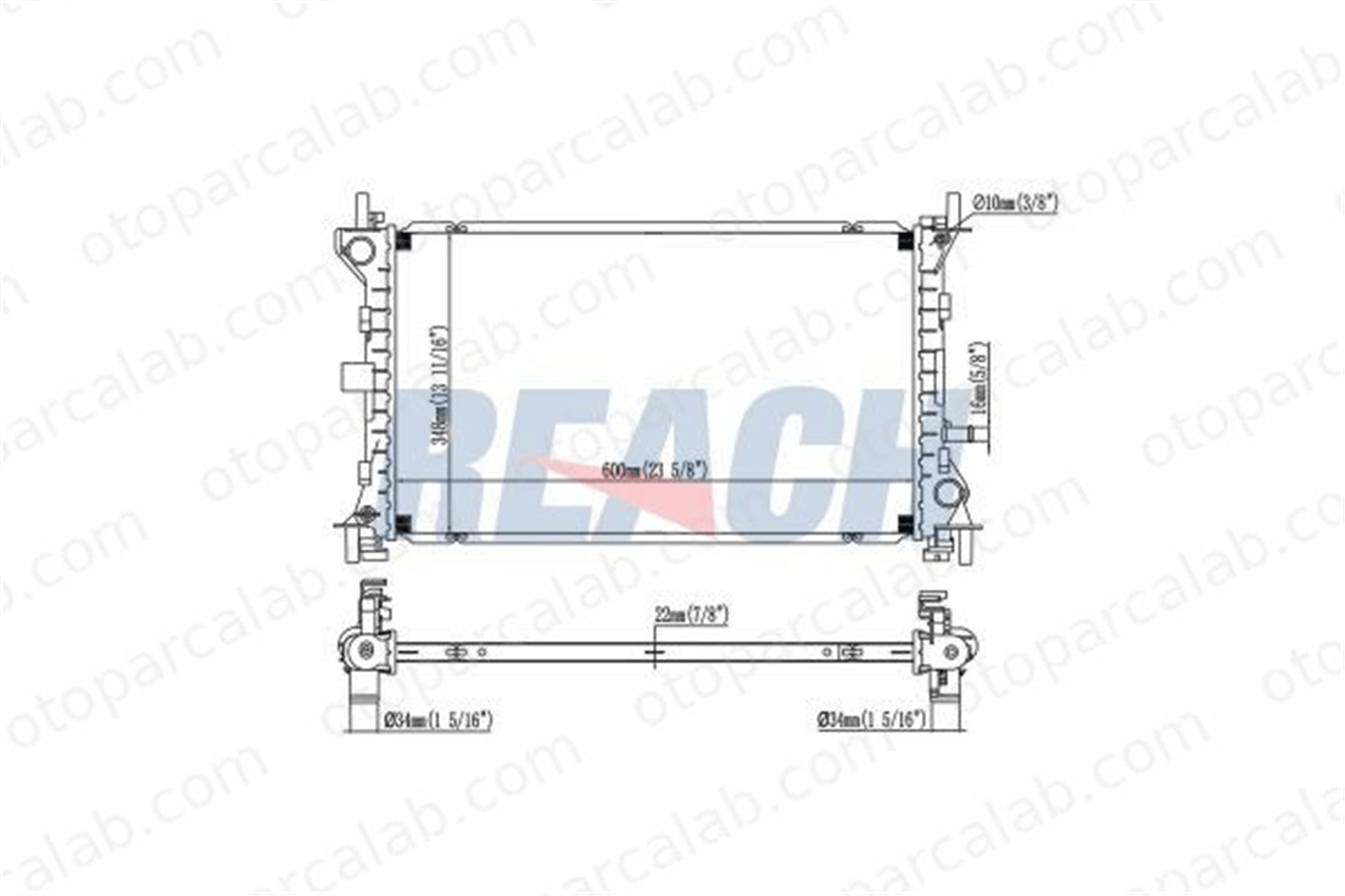 BEHR CR 627 000S Su Radyatörü FORD FOCUS I FOCUS I Turnier ME98AB8005DF 1061180