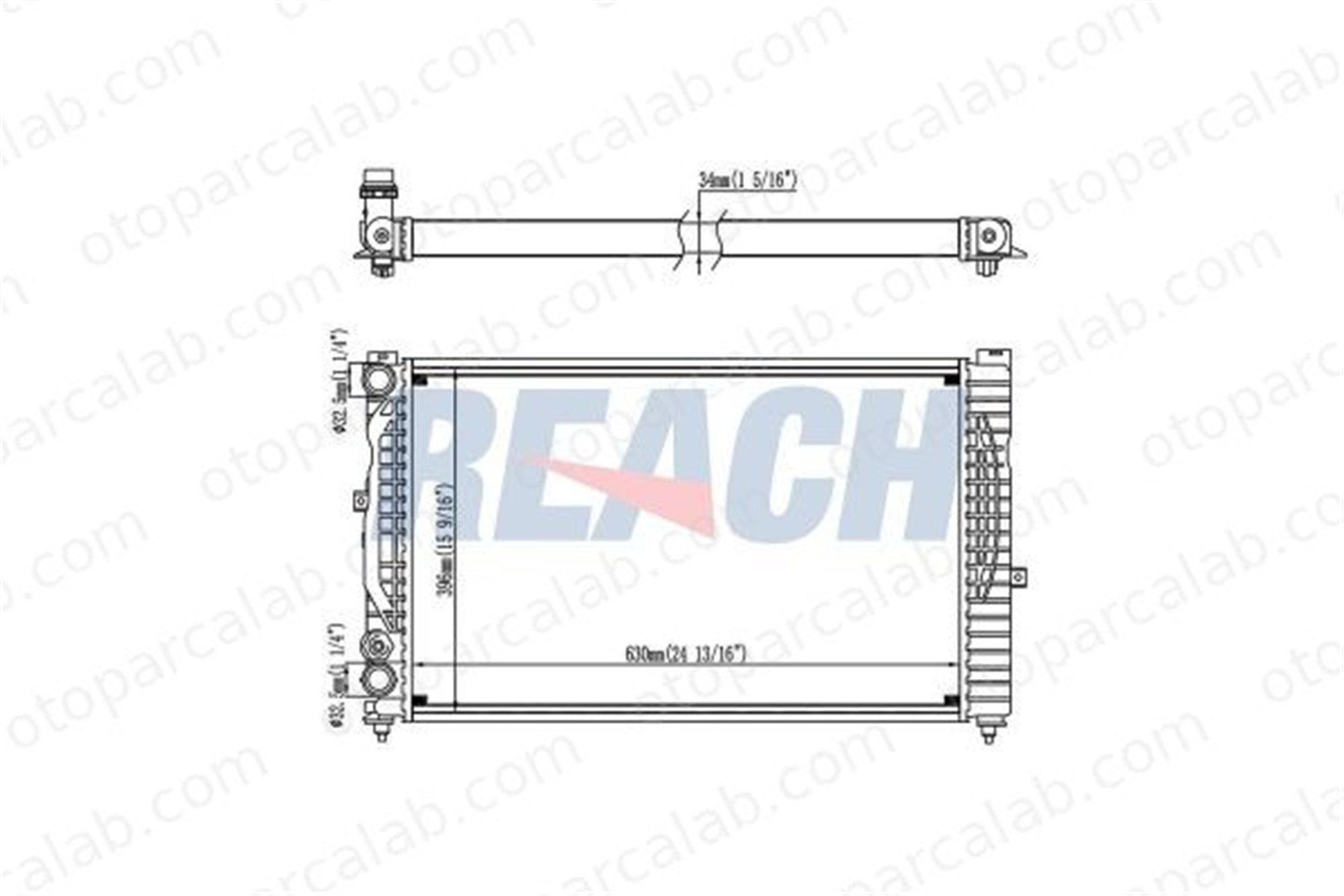 BEHR CR 647 000S Su Radyatörü VW PASSAT B5 PASSAT B5 Variant 8D0121251Q 4B0121251G