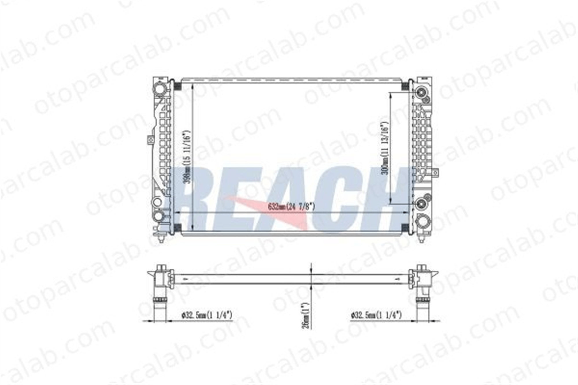BEHR CR 648 000S Su Radyatörü AUDI A6 C5 A6 C5 Avant 8D0121251BB 4B0121251AF