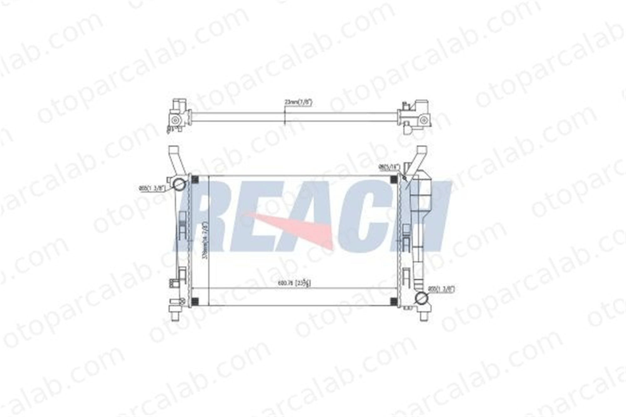 BEHR CR 660 000P Su Radyatörü MERCEDES-BENZ A-SERISI B-SERISI Sports Tourer A1695000303 1695000303