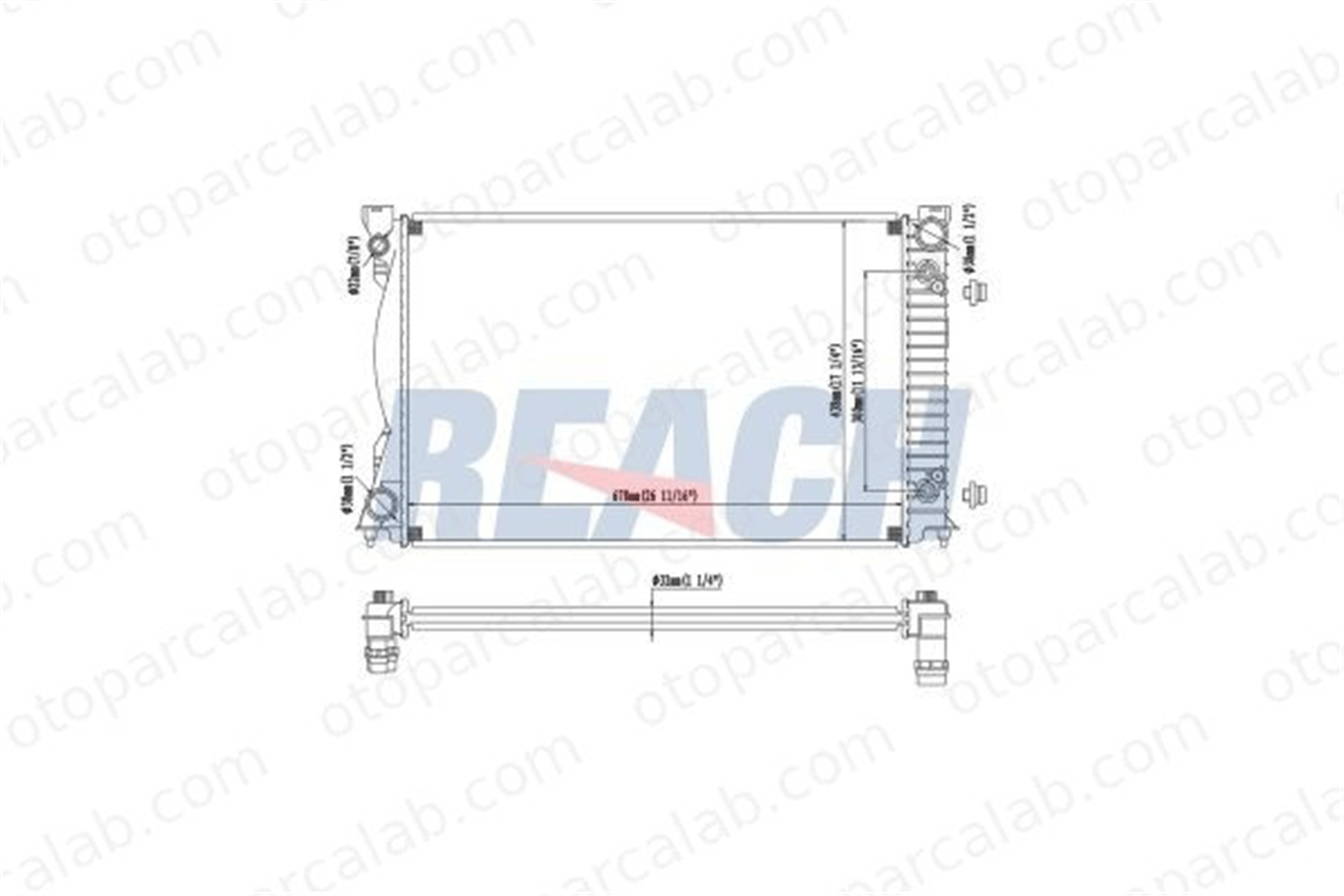 BEHR CR 842 000S Su Radyatörü AUDI A6 C6 A6 C6 Avant 4F0121251P 4F0121251AG