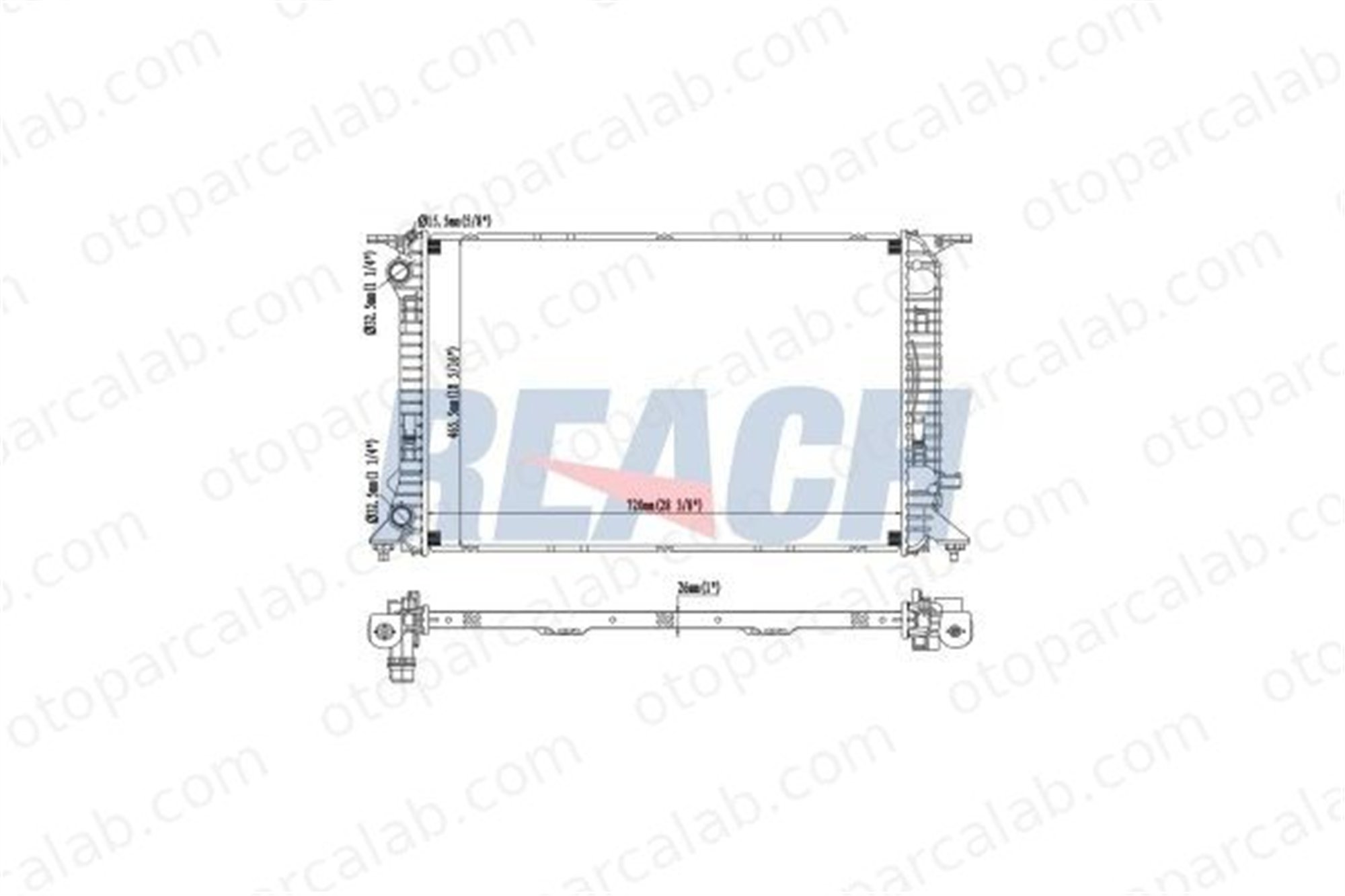 BEHR CR 905 000P Su Radyatörü AUDI A4 B8 Avant A4 B8 8K0121251L 8K0121251R