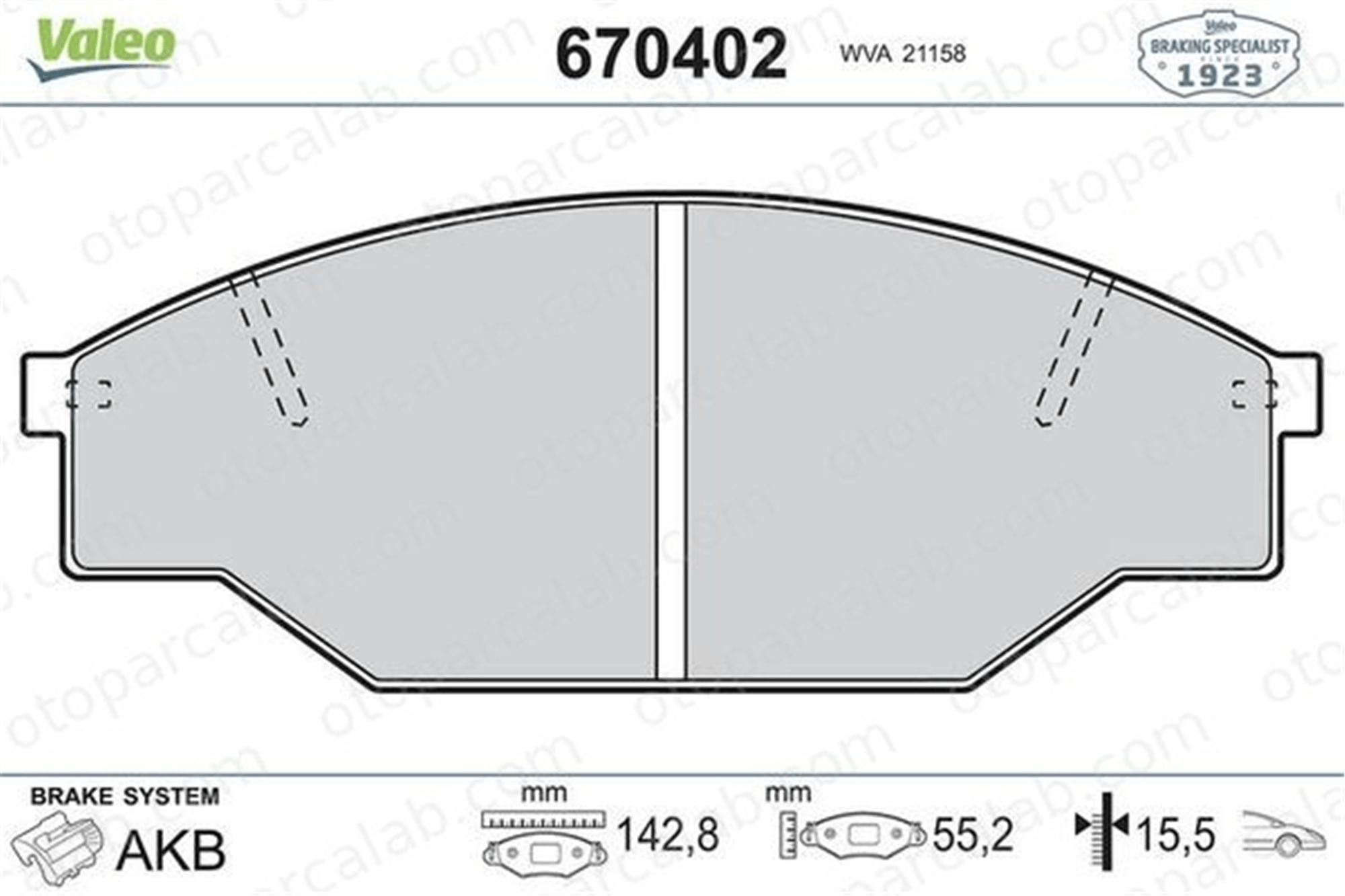 BESER 3414 Fren Disk Balata Ön BEŞER 3414 TOYOTA HIACE IV Minibüs/Otobüs HIACE IV Panelvan/Van 449126130 446505030