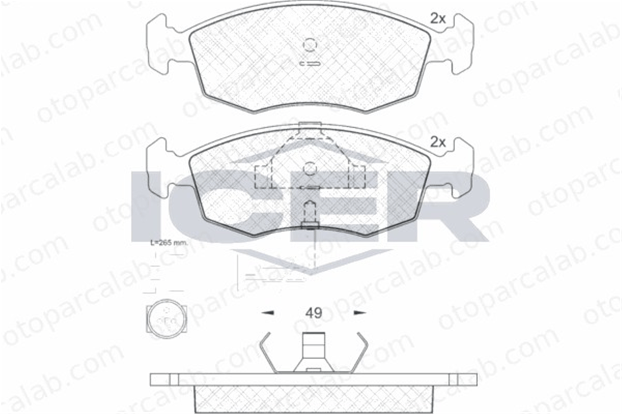 BESER 3548 Fren Disk Balata Ön BEŞER 3548 FORD SCORPIO I SCORPIO I Sedan 1647731 1640754