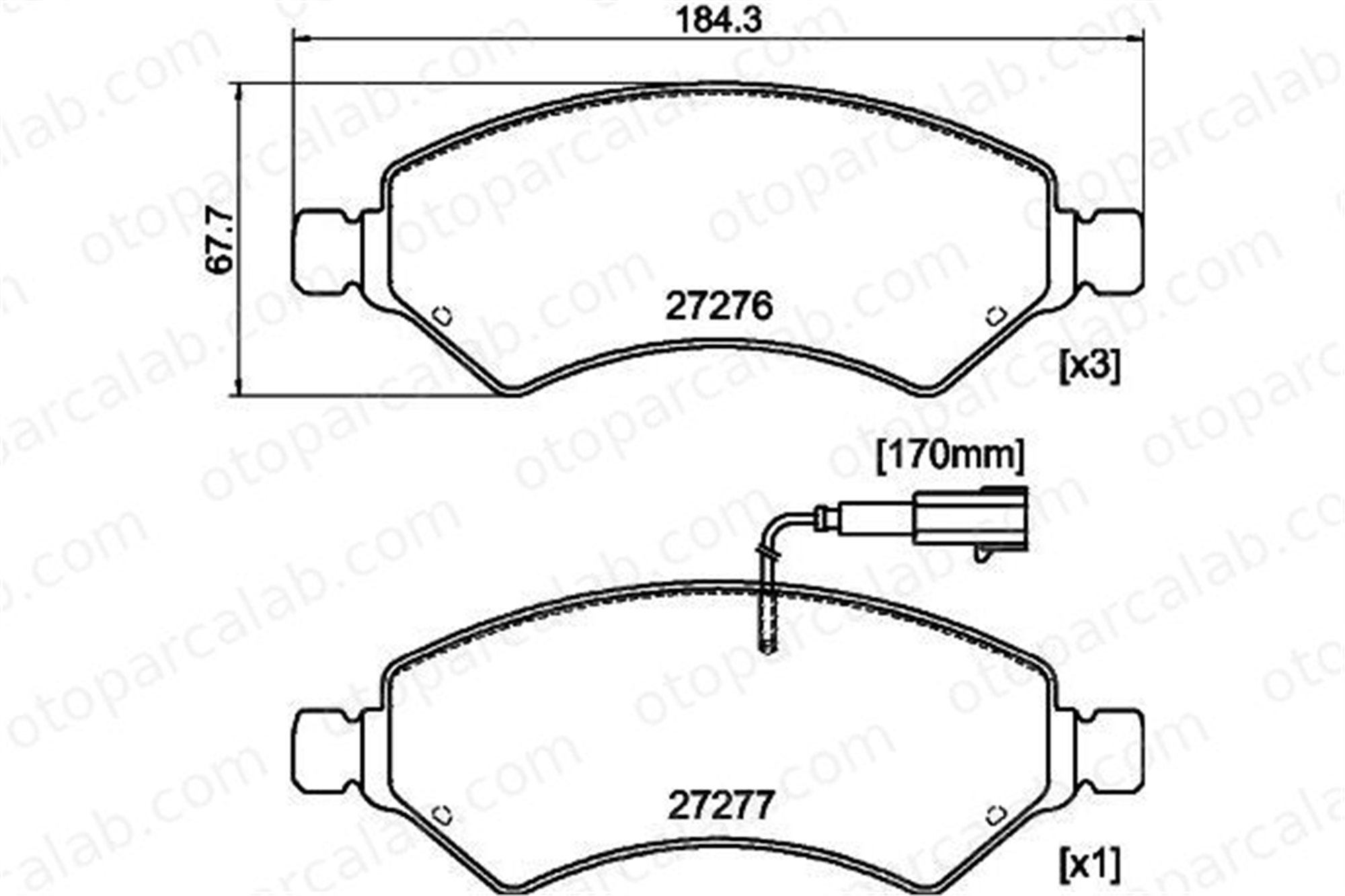 BESER 4481 Fren Disk Balata Ön BEŞER 4481 FIAT DUCATO Minibüs/Otobüs DUCATO Panelvan/Van 77361194 1695251780