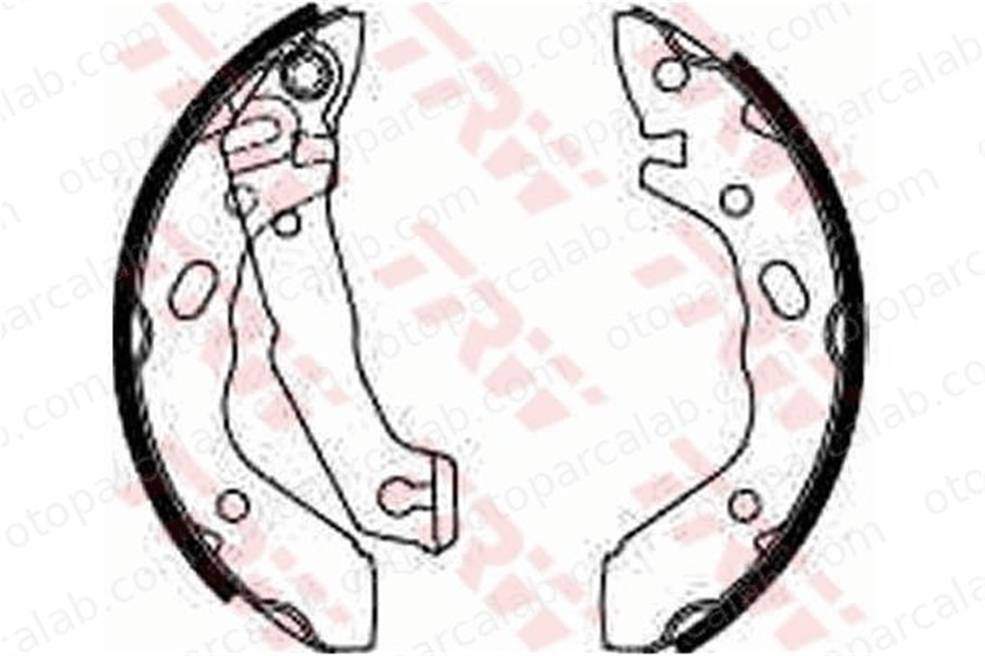 BESER BS21005 Fren Pabuçlu Balata Arka BEŞER BS21005 HYUNDAI PONY / EXCEL Sedan PONY 5830524A00 5830524A20