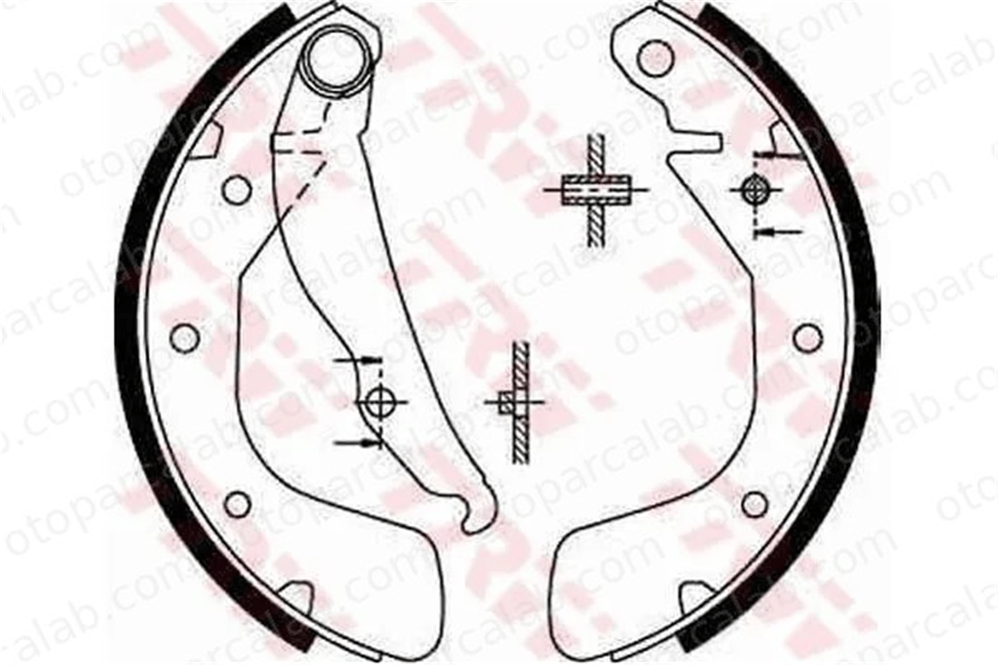 BESER BS21019 Fren Pabuçlu Balata Arka BEŞER BS21019 OPEL ASTRA F Station wagon ASTRA F 1605042 96226110