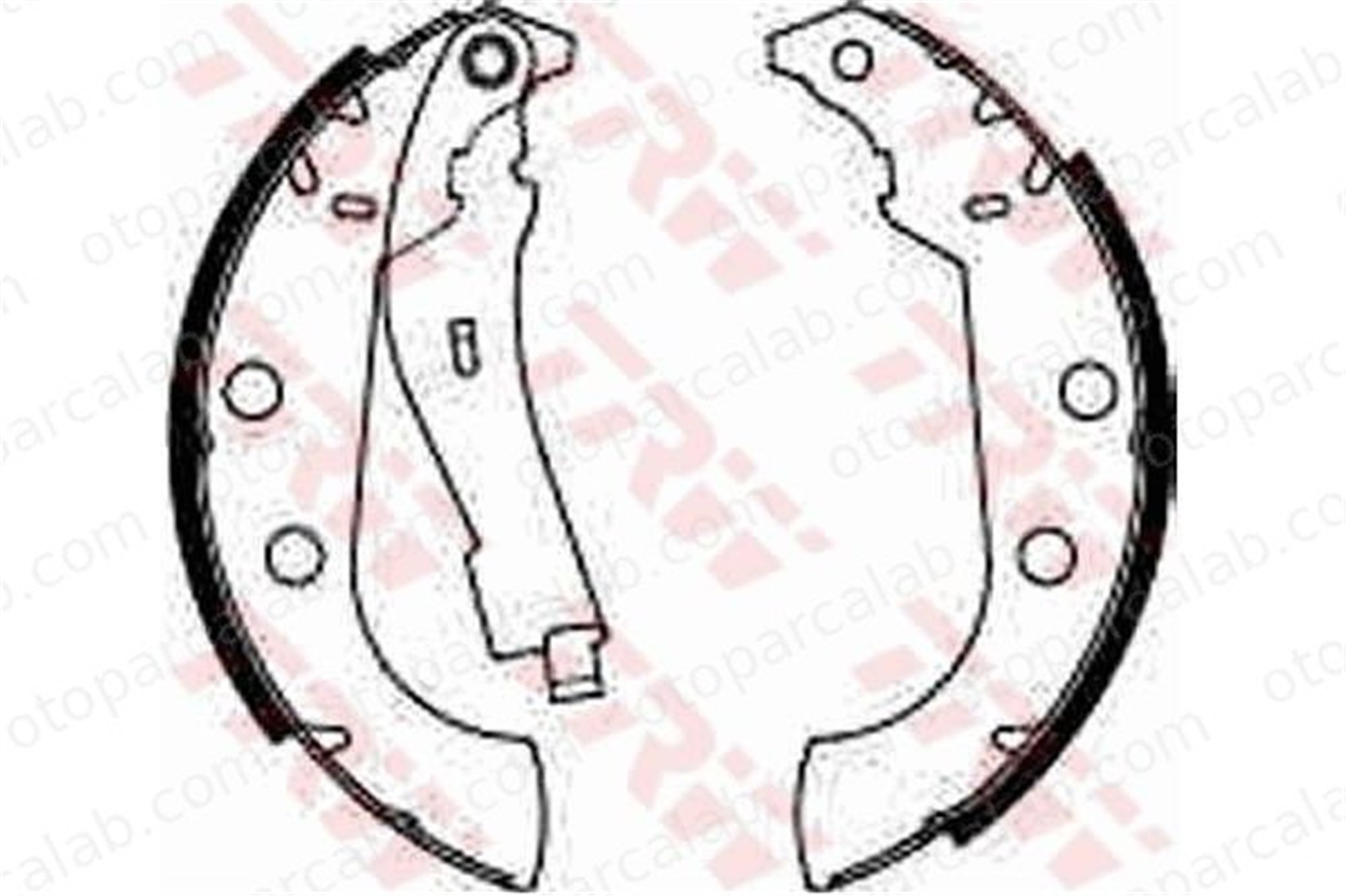 BESER BS21102 Fren Pabuçlu Balata Arka BEŞER BS21102 CITROËN XSARA Break PEUGEOT 405 I 424155 4241K1
