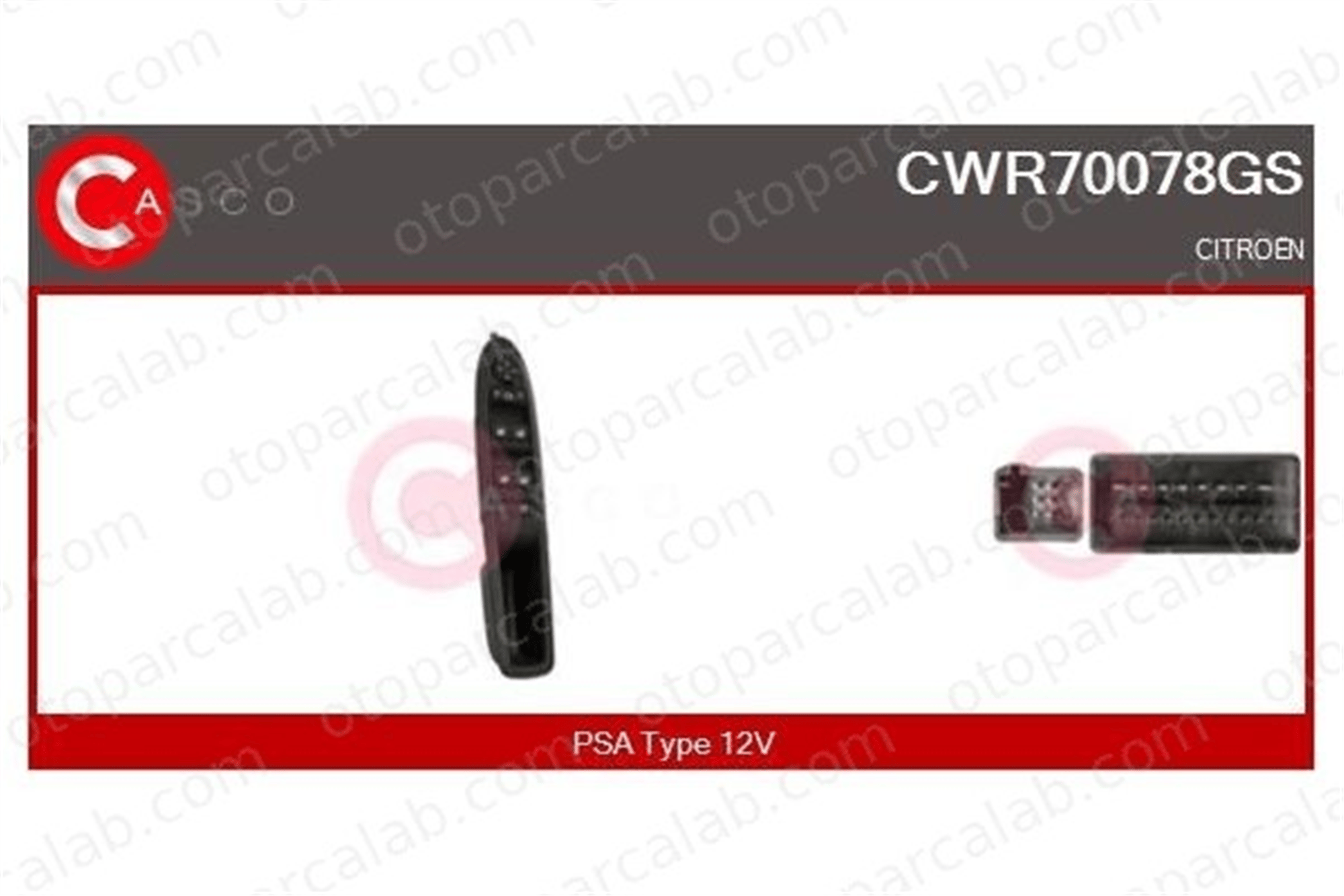 BITAPART BCI387003 Cam Açma Düğmesi Ön Sağ CITROËN C4 II C4 II Kasa/eğik arka 6490JX 00006490JX