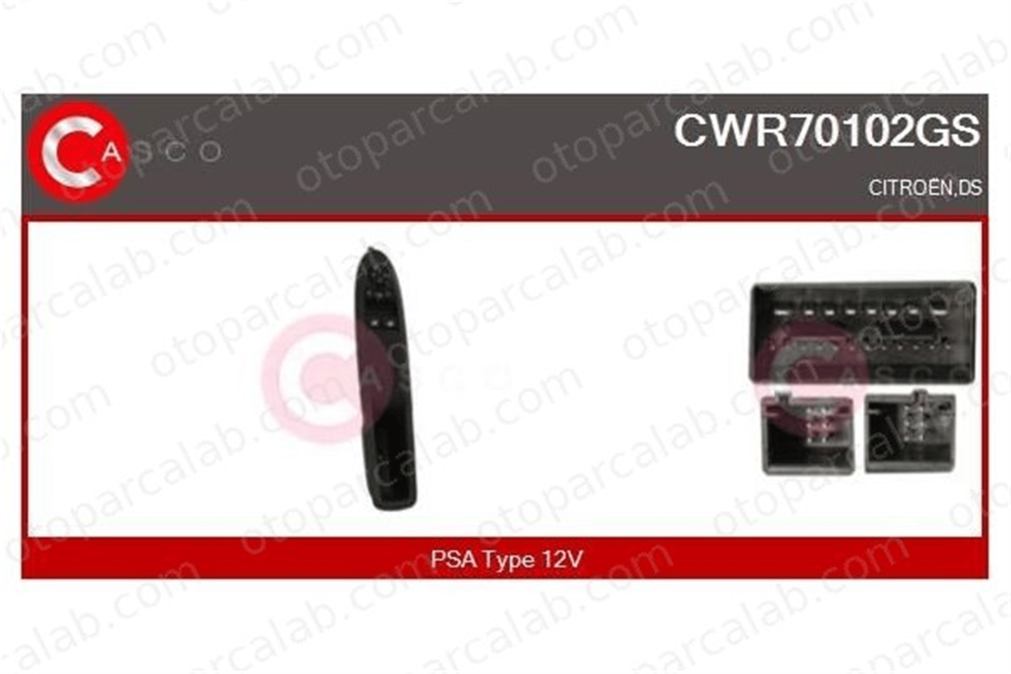 BITAPART BCI387004 Cam Açma Düğmesi Ön Sağ CITROËN DS4 DS DS 4 / DS 4 CROSSBACK 6490SR 00006490SR