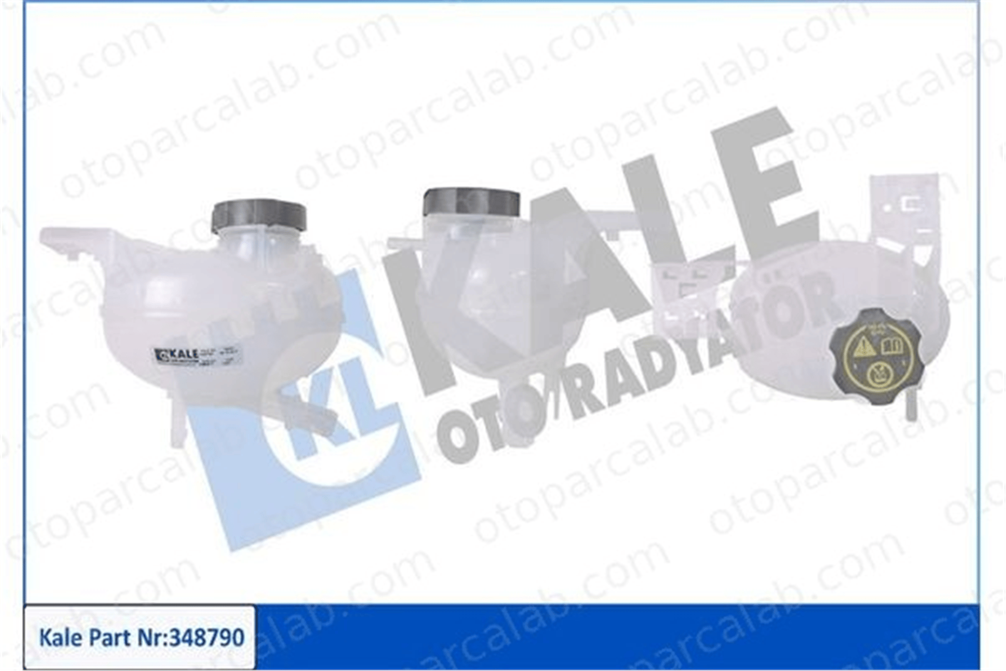 BITAPART BFI210041 Radyatör Yedek Su Deposu FIAT TIPO Hatchback TIPO Sedan 52017097 53330779