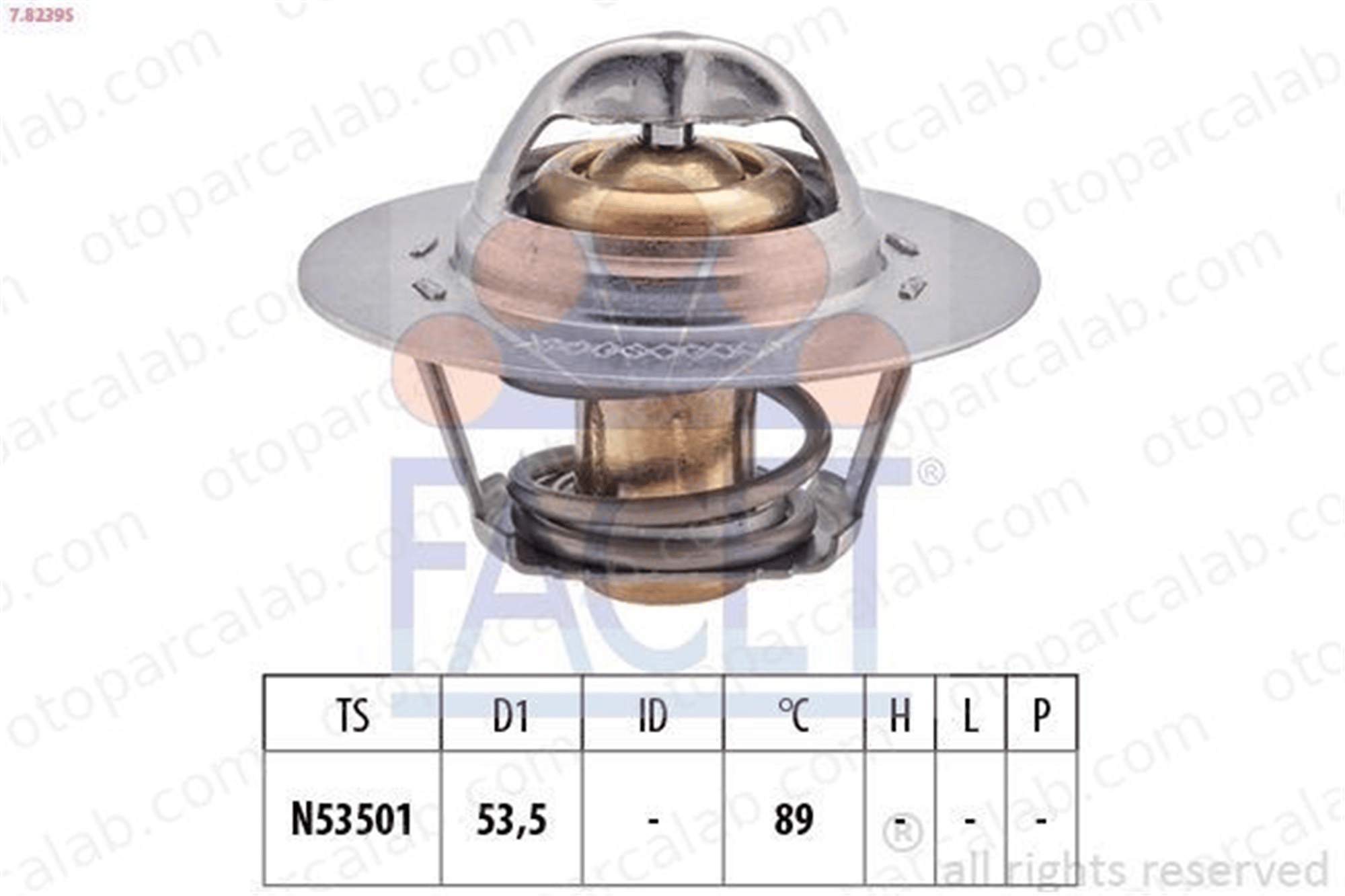 BITAPART BPE204004 Termostat CITROËN AX PEUGEOT 205 II 133844 133811