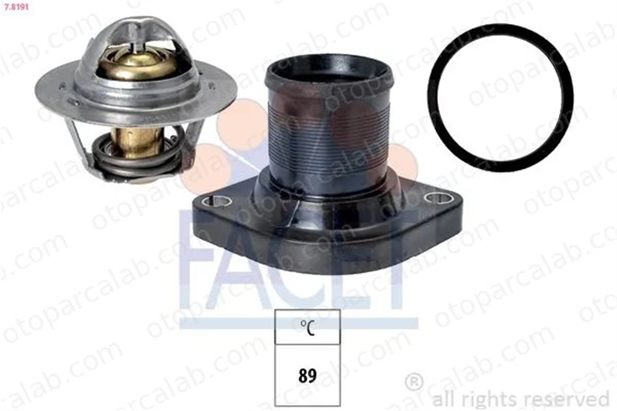 BITAPART BPE204005 Termostat PEUGEOT 206 Hatchback CITROËN BERLINGO / BERLINGO FIRST Kasa/büyük limuzin 1336Q1 1336N5
