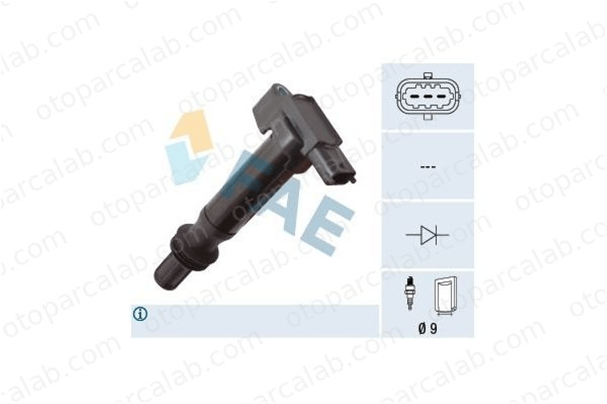 BITAPART BPE376003 Ateşleme Bobini CITROËN C3 AIRCROSS II C4 CACTUS Van 9675390980 3639845
