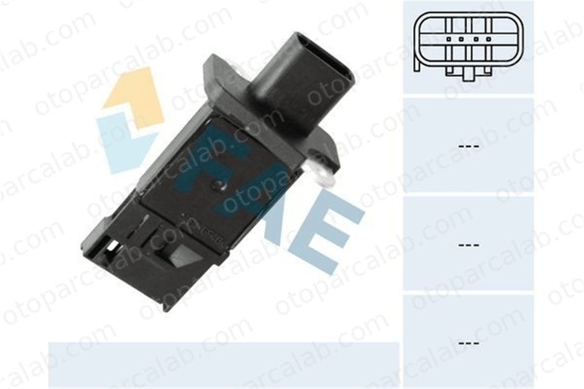 BITAPART BPE384015 Hava Debimetresi CITROËN JUMPER Minibüs/Otobüs JUMPER Panelvan/Van 1920KQ 9657127480