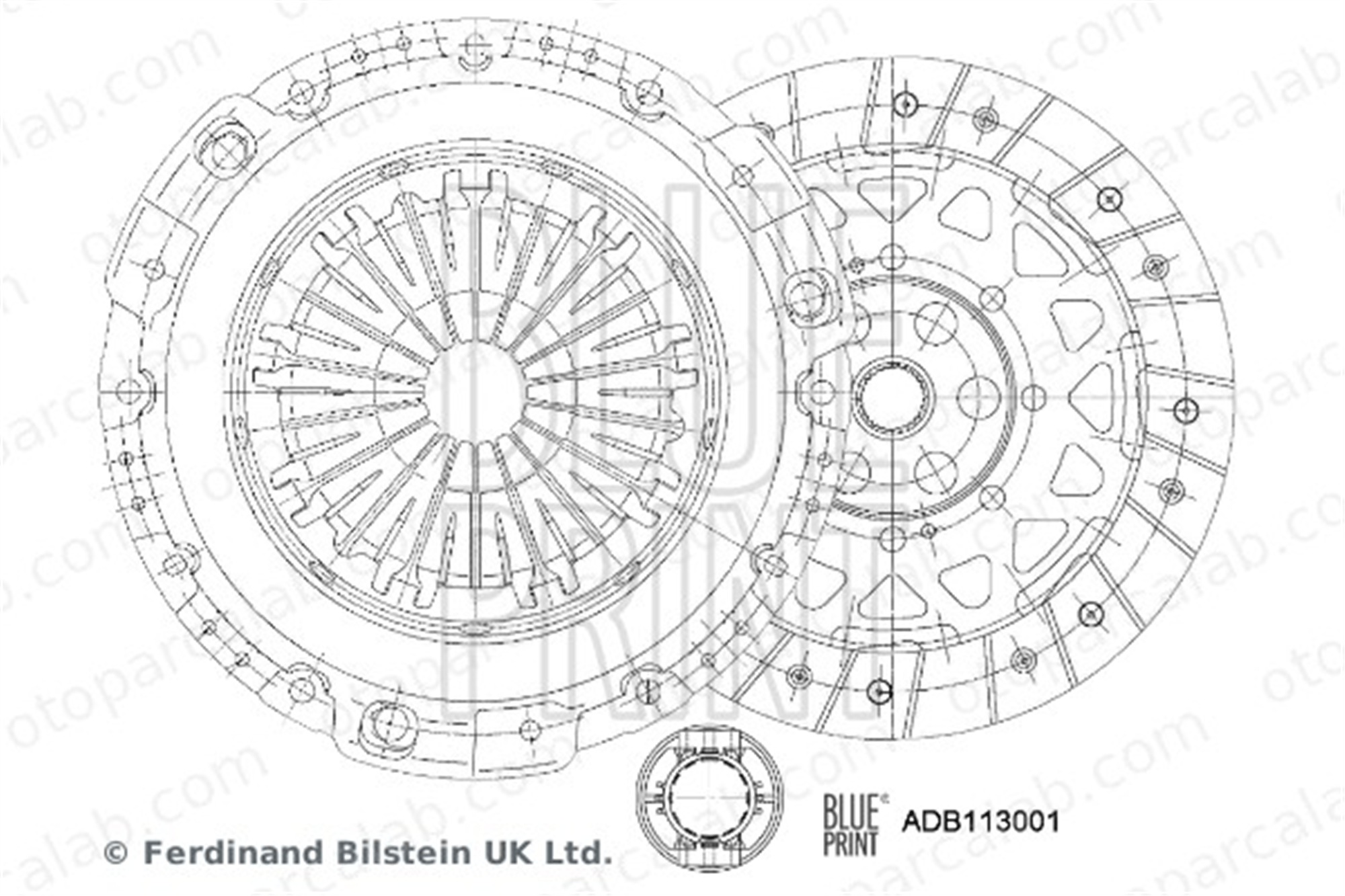 BLUE PRINT ADB113001 Debriyaj Seti MINI MINI MINI CLUBMAN 21208607915 7572843