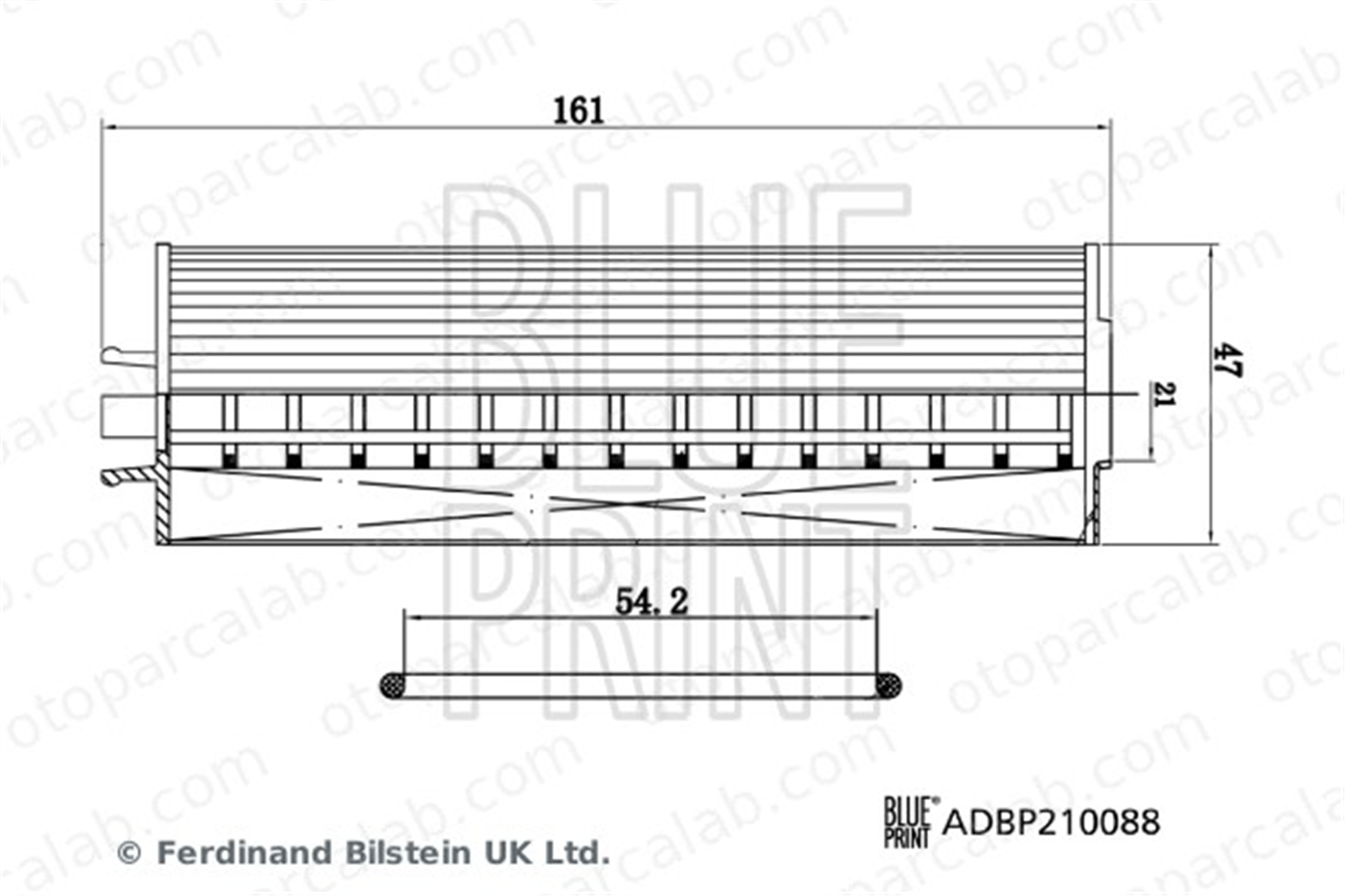 BLUE PRINT ADBP210088 Yağ Filtresi SKODA OCTAVIA IV Combi OCTAVIA IV 5L115562A 05L115562A