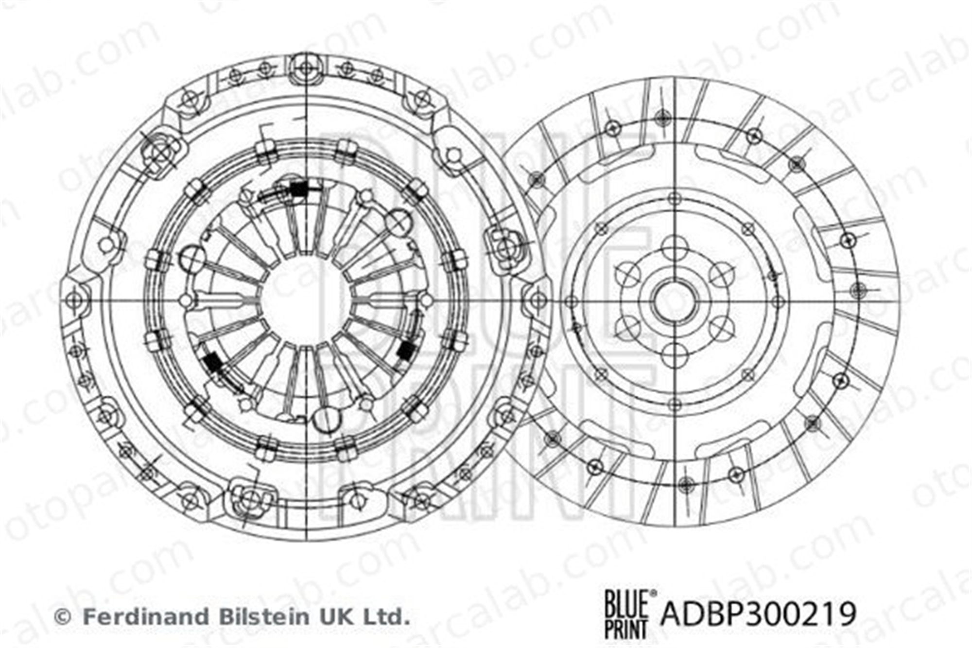 BLUE PRINT ADBP300219 Debriyaj Seti CITROËN C3 AIRCROSS II C4 II 9823041680 1610562880