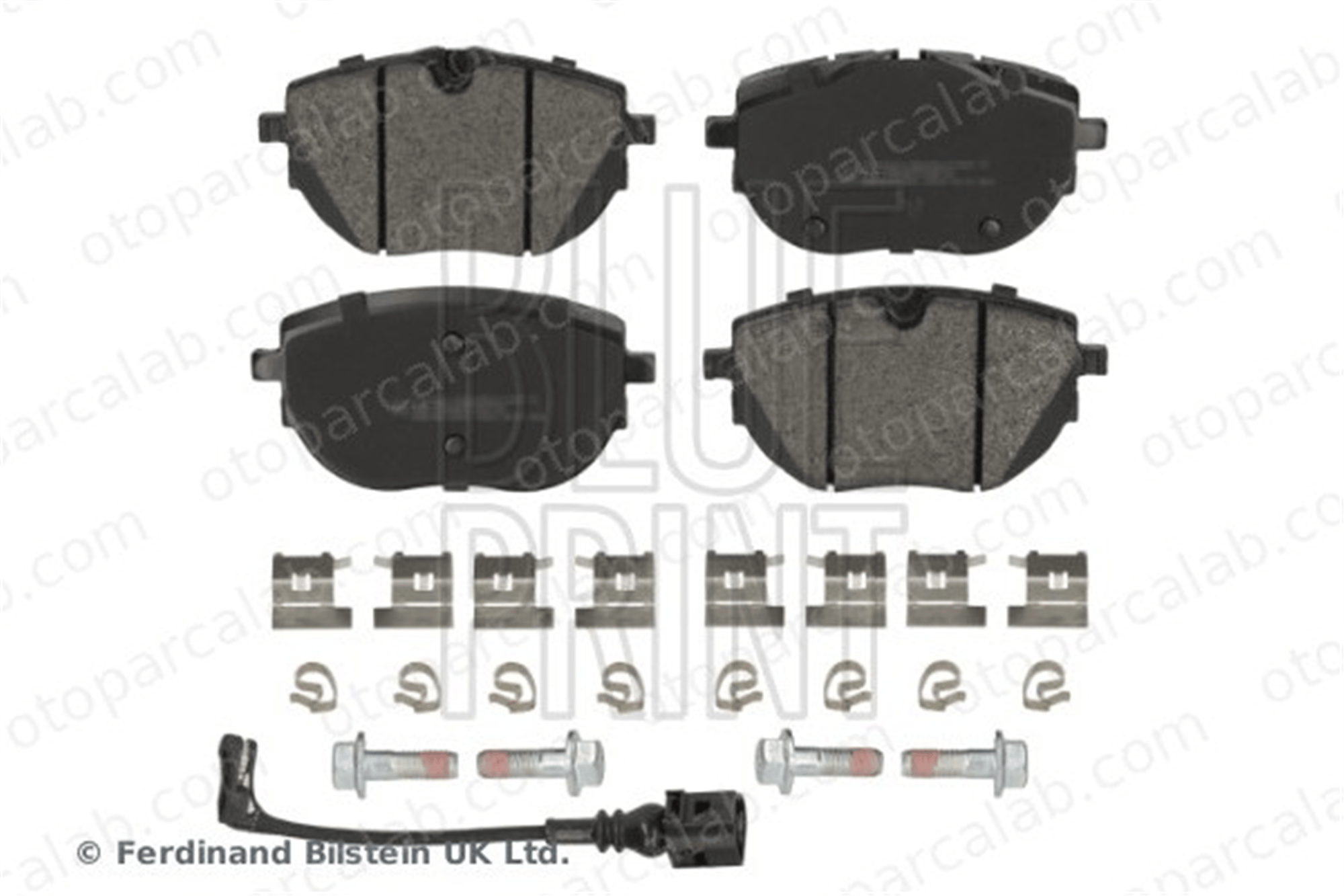 BLUE PRINT ADBP420094 Fren Disk Balata Ön VW TRANSPORTER T6 / CARAVELLE T6 Minibüs/Otobüs TRANSPORTER T6 Panelvan/Van 7LA698151 7LA698151B