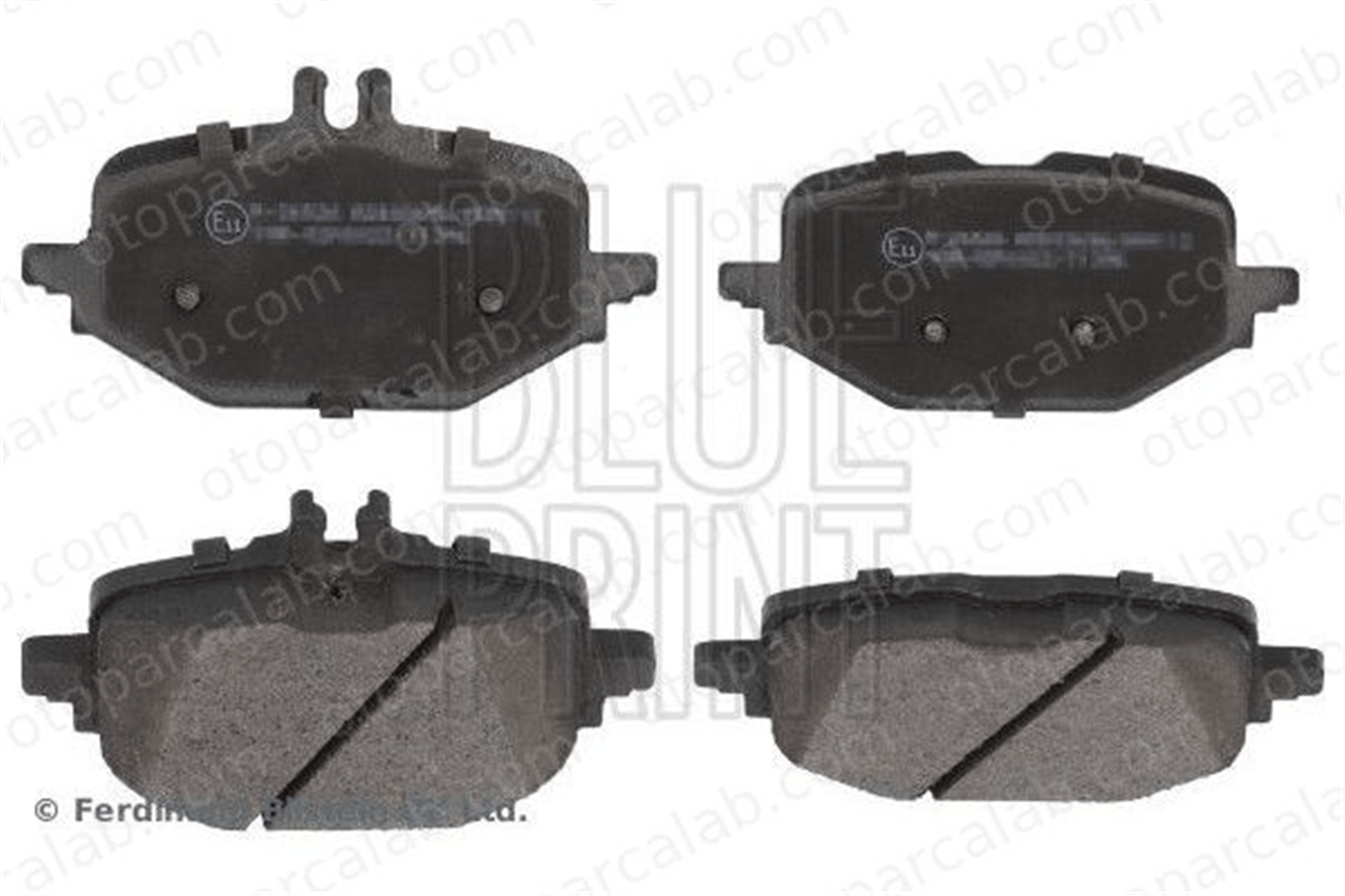 BLUE PRINT ADBP420186 Fren Disk Balata Ön MERCEDES-BENZ C-SERISI T-MODEL 4201104 000 420 11 04