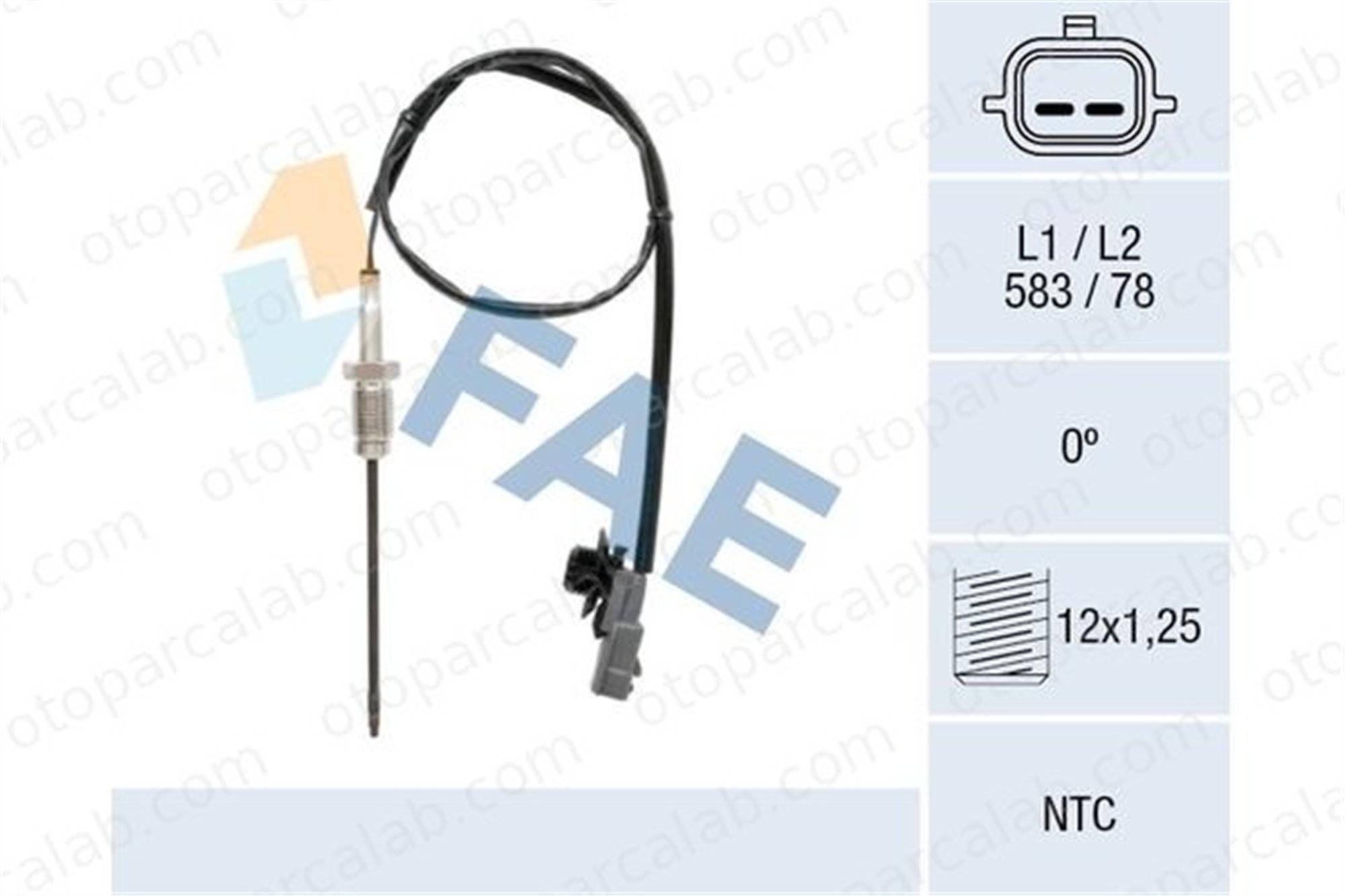 BLUE PRINT ADBP720065 Egzoz Sıcaklık Sensörü NISSAN NV300 Panelvan/Van NV300 Kombi 226401632R 22630BB30B