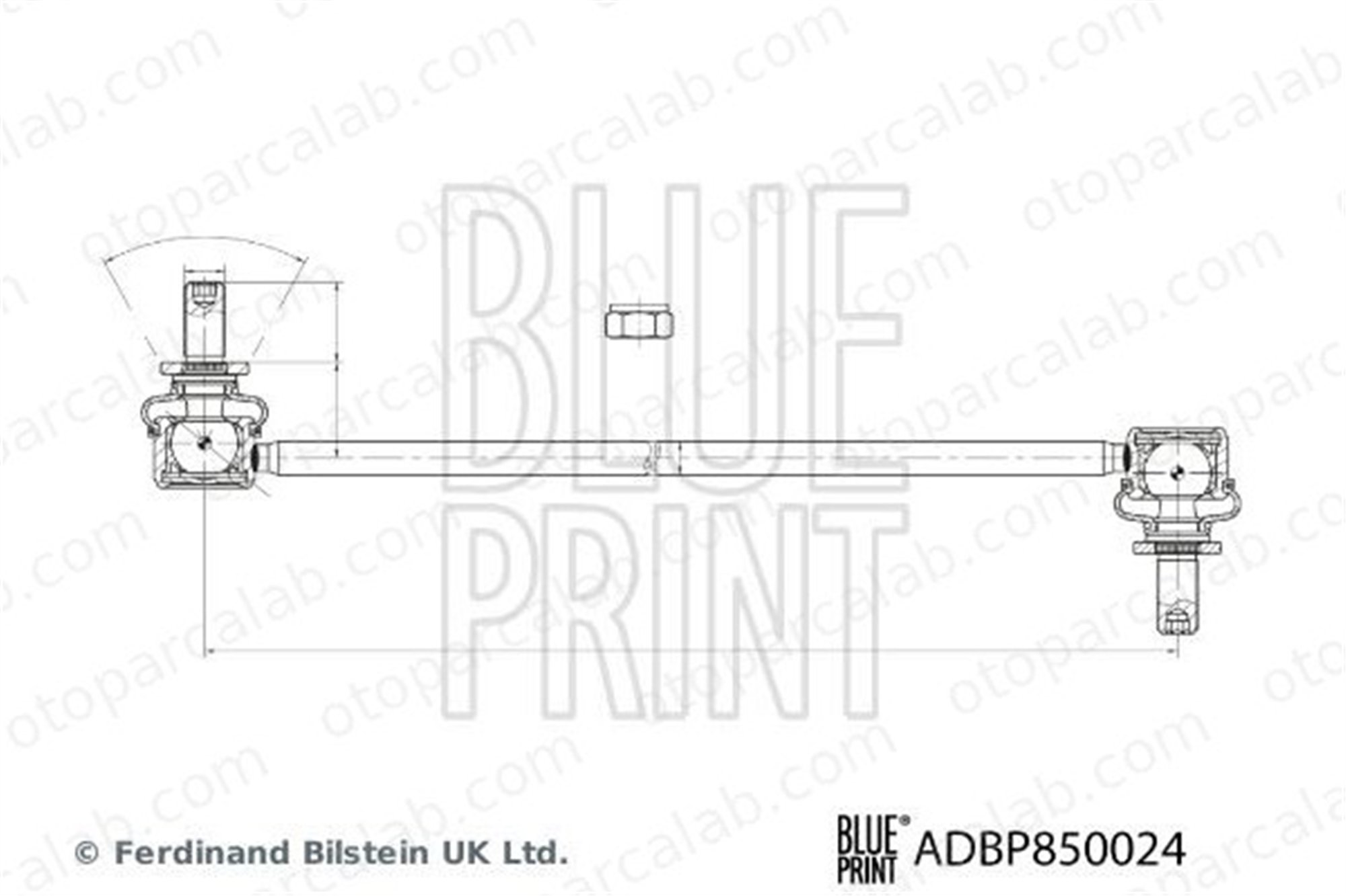 BLUE PRINT ADBP850024 Viraj Demir Askı Rotu Ön Sağ veya Sol TOYOTA COROLLA Sedan LEXUS UX 4882047040 T488204704