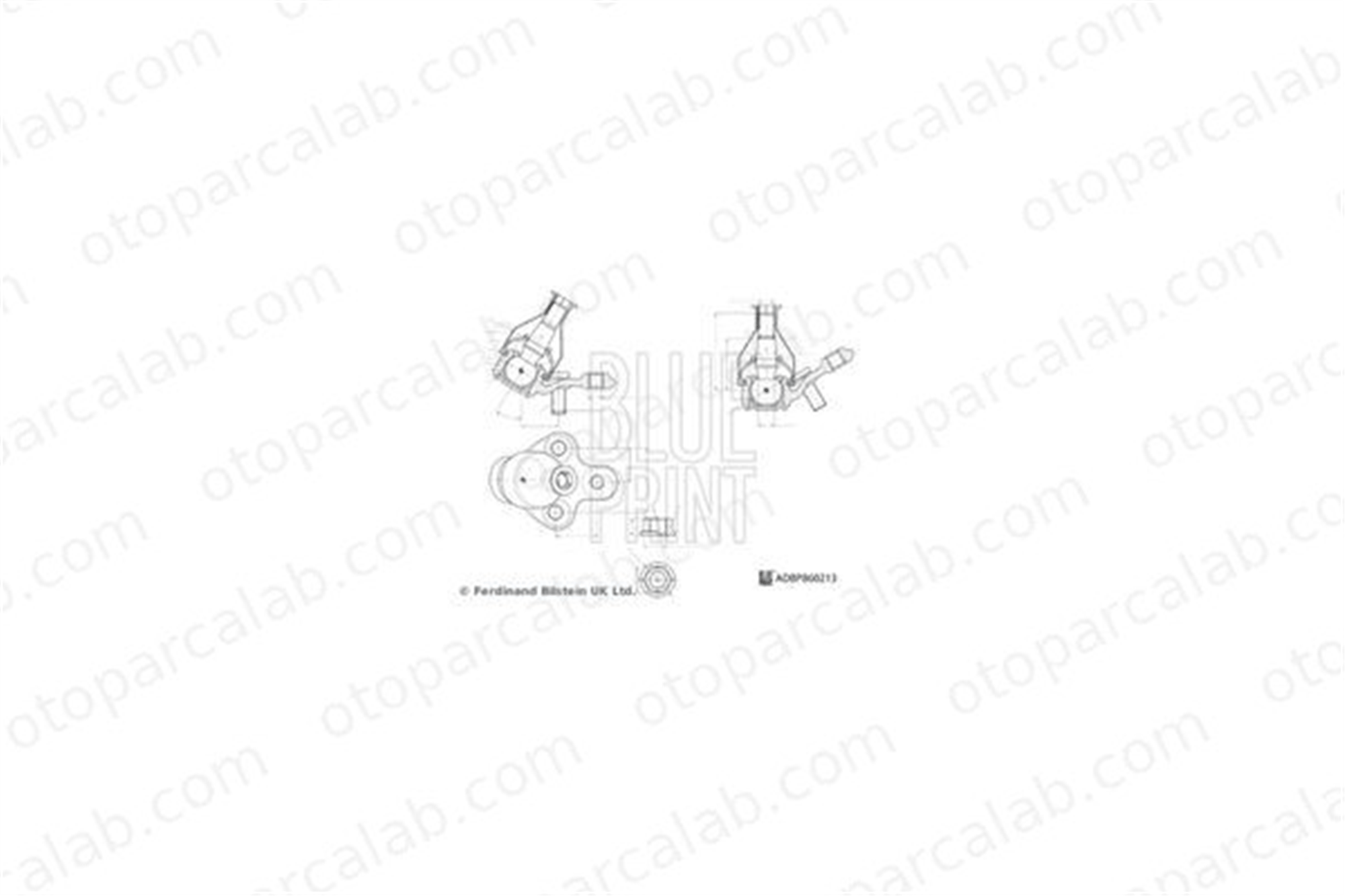 BLUE PRINT ADBP860213 Rotil Alt Sağ veya Sol TOYOTA COROLLA Sedan COROLLA Hatchback 4333009A50 4806802410