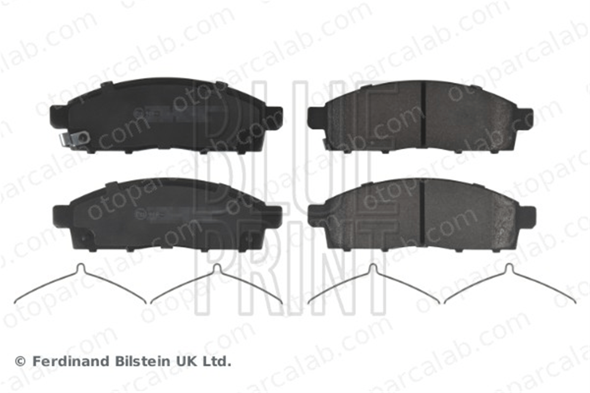 BLUE PRINT ADC44272 Fren Disk Balata Ön MITSUBISHI L200 / TRITON FIAT FULLBACK Pick-up 4605A198 4605A284