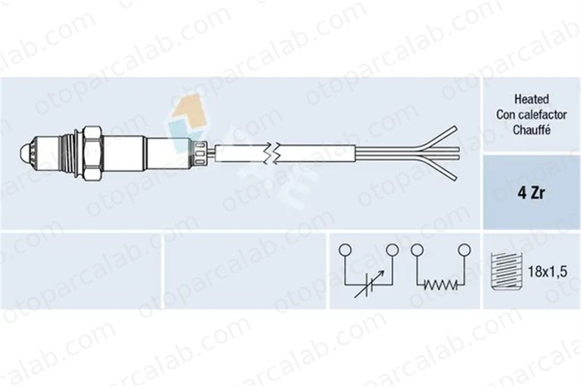 BLUE PRINT ADC47013 Oksijen (Lambda) Sensörü MITSUBISHI SPACE WAGON COLT IV MD348512 MD136308