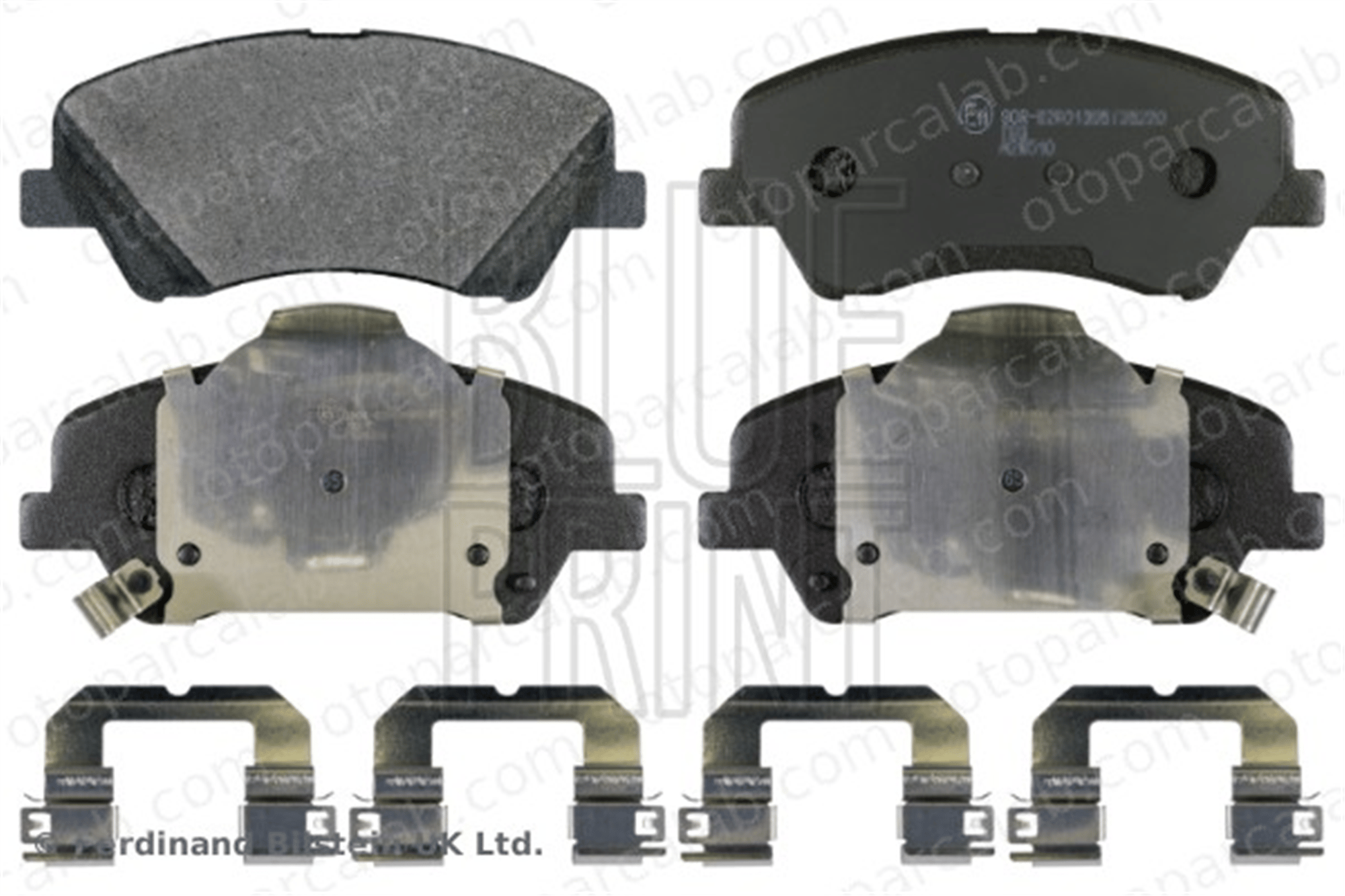 BLUE PRINT ADG042175 Fren Disk Balata Ön HYUNDAI i20 II KIA RIO IV 58101H8A55 581011VA00