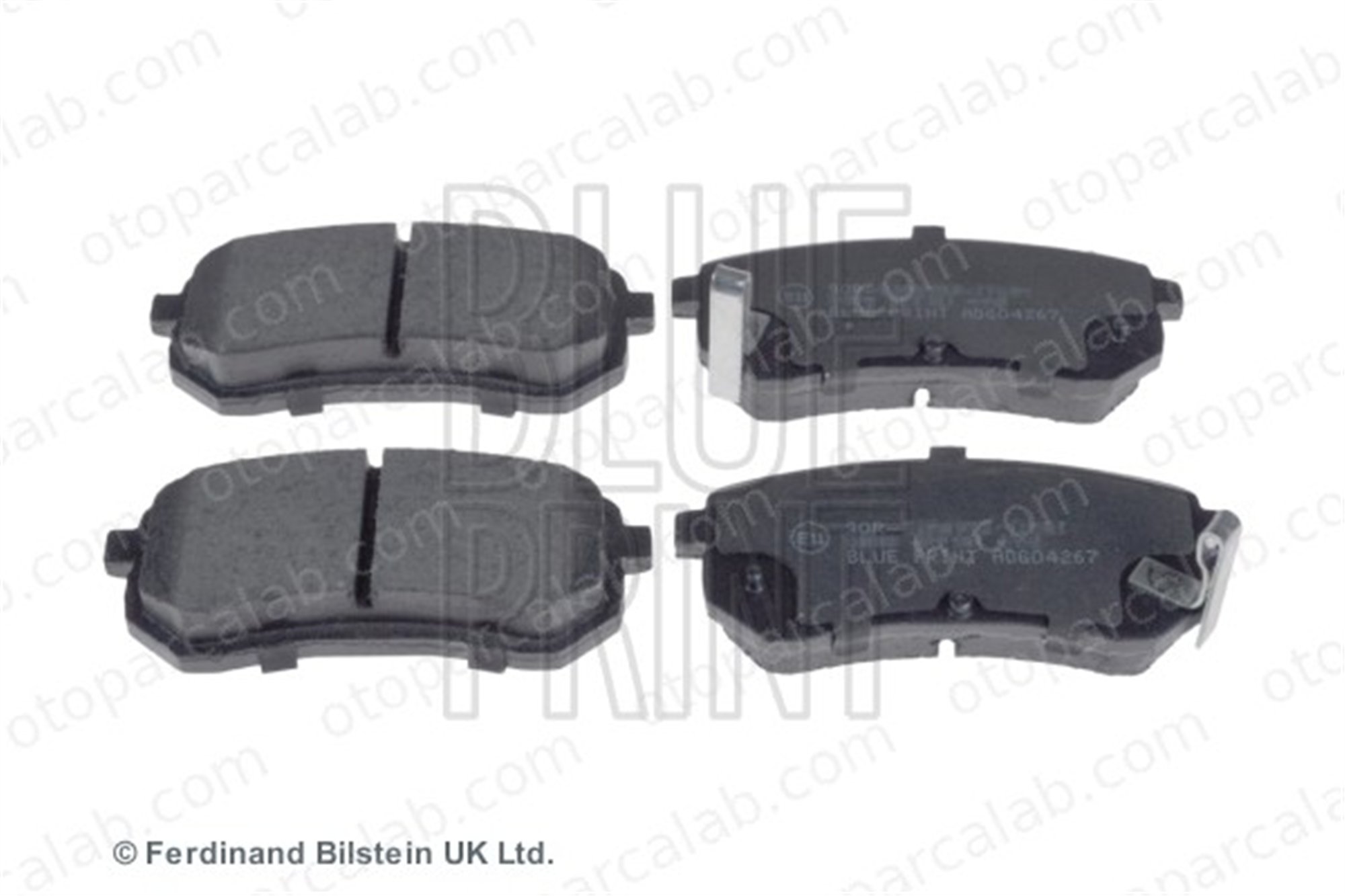 BLUE PRINT ADG04267 Fren Disk Balata Arka HYUNDAI i10 I KIA PICANTO I 583020XA00 5830207A00